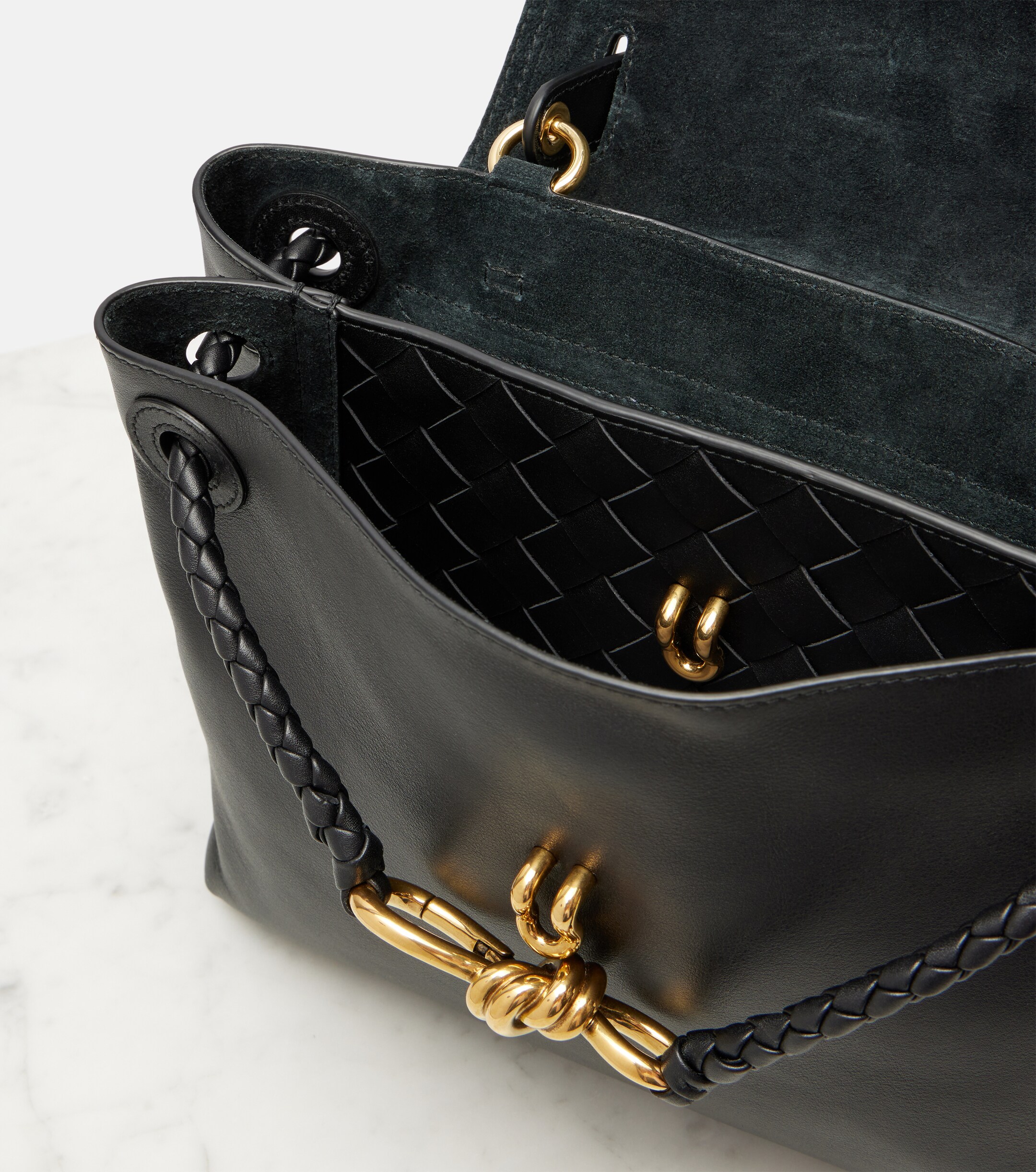 Bottega Veneta Ciao Ciao Knot Small leather top-handle bag