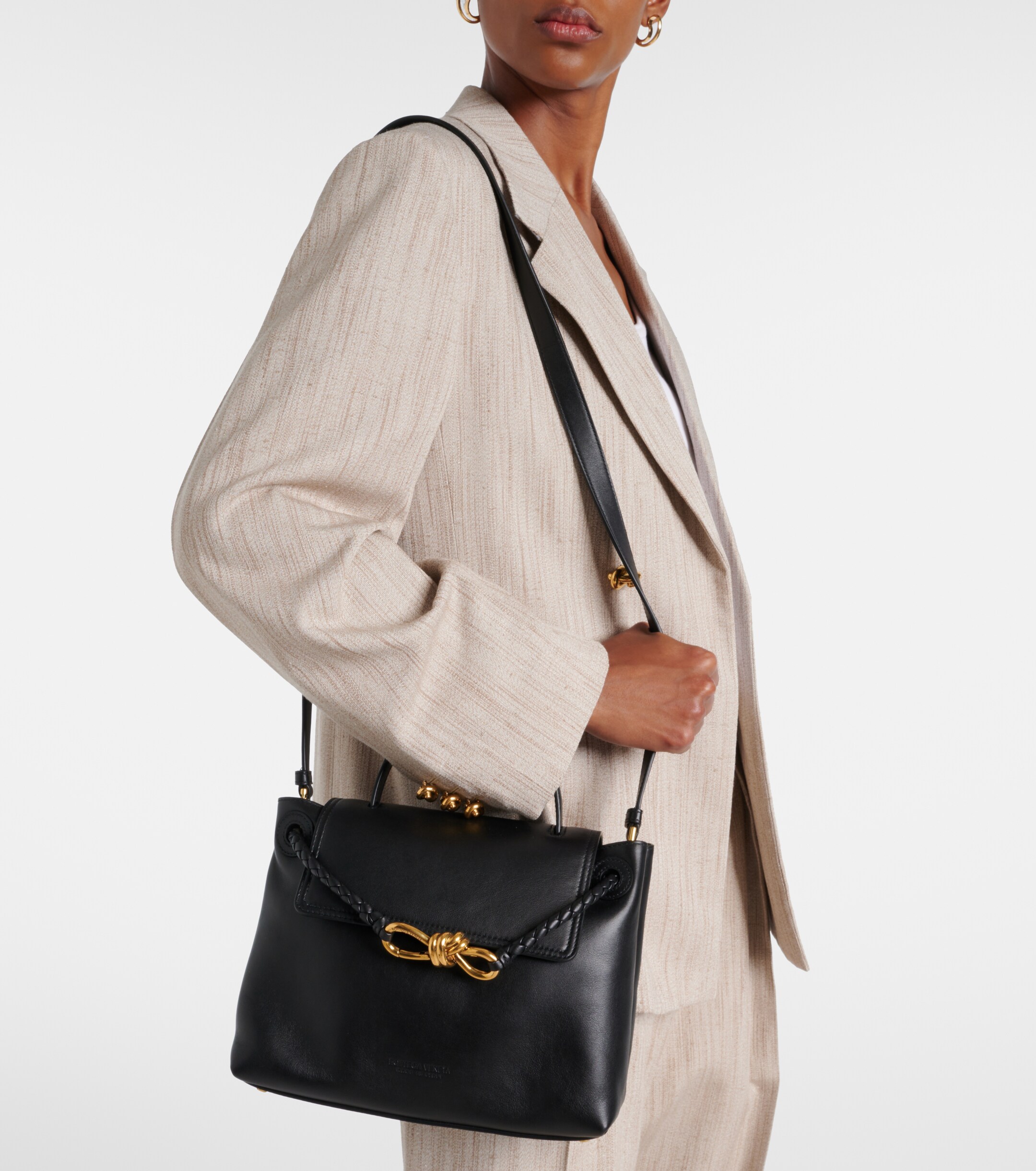 Bottega Veneta Ciao Ciao Knot Small leather top-handle bag