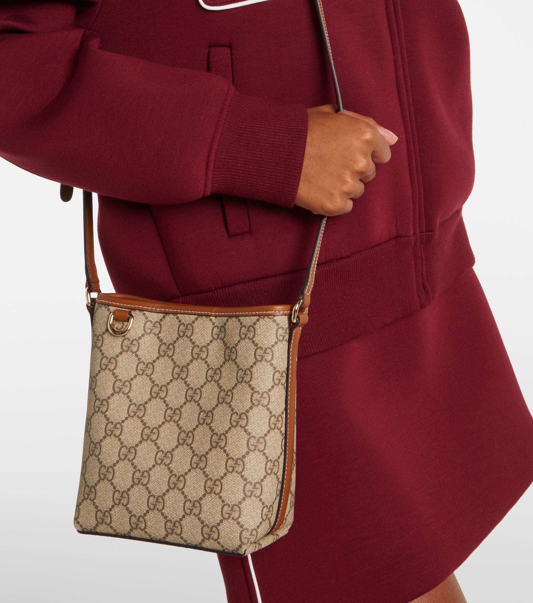 Gucci GG Emblem Small bucket bag
