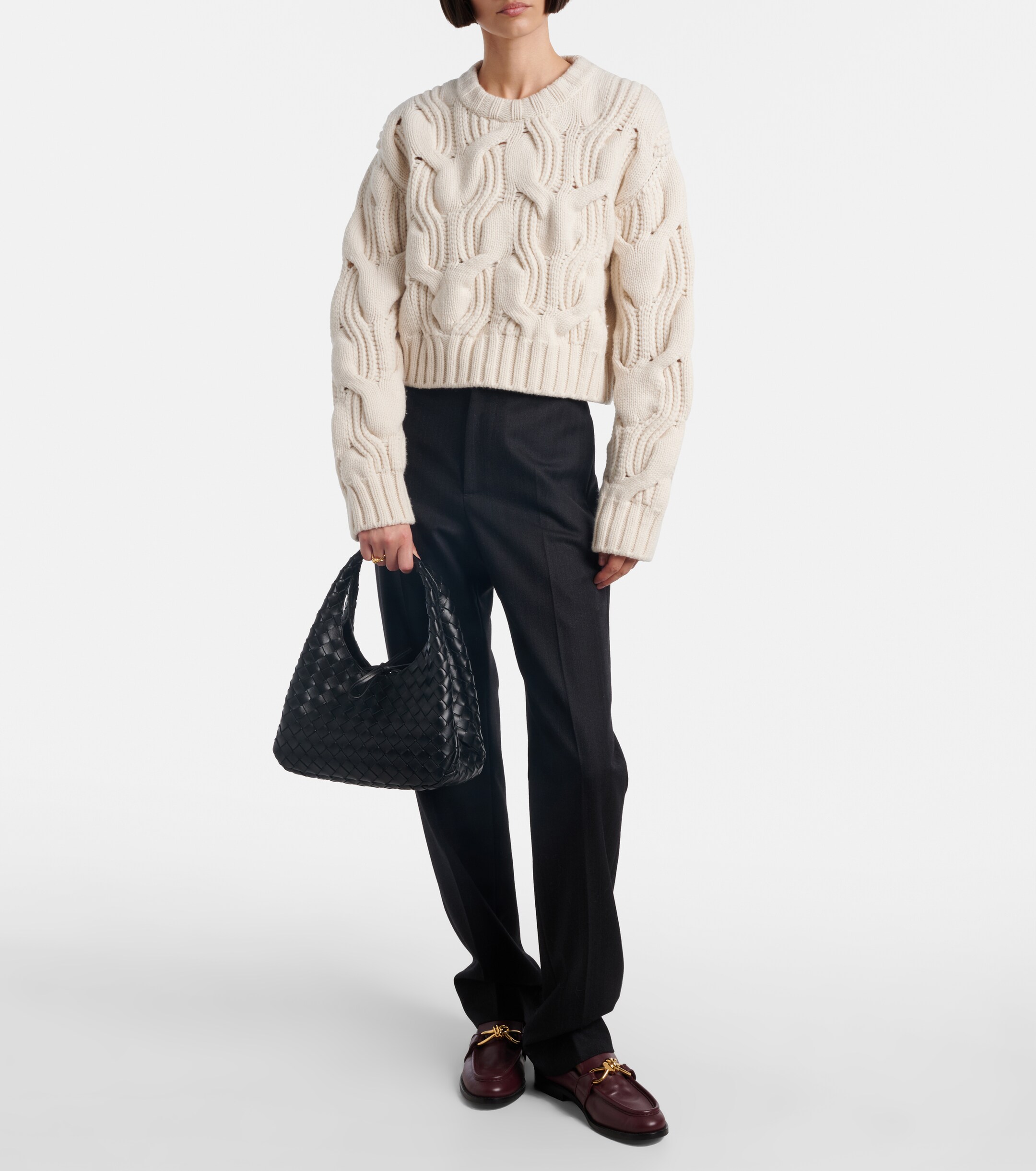 Bottega Veneta Campana Small leather shoulder bag