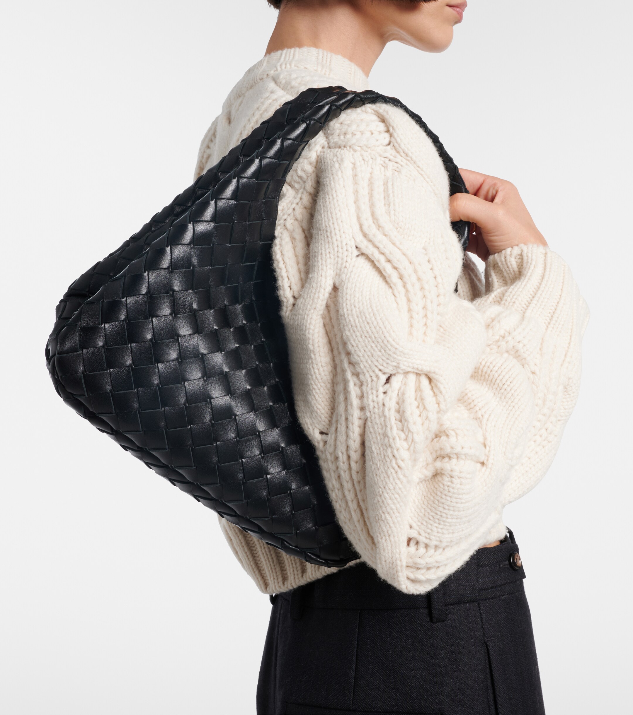 Bottega Veneta Campana Small leather shoulder bag
