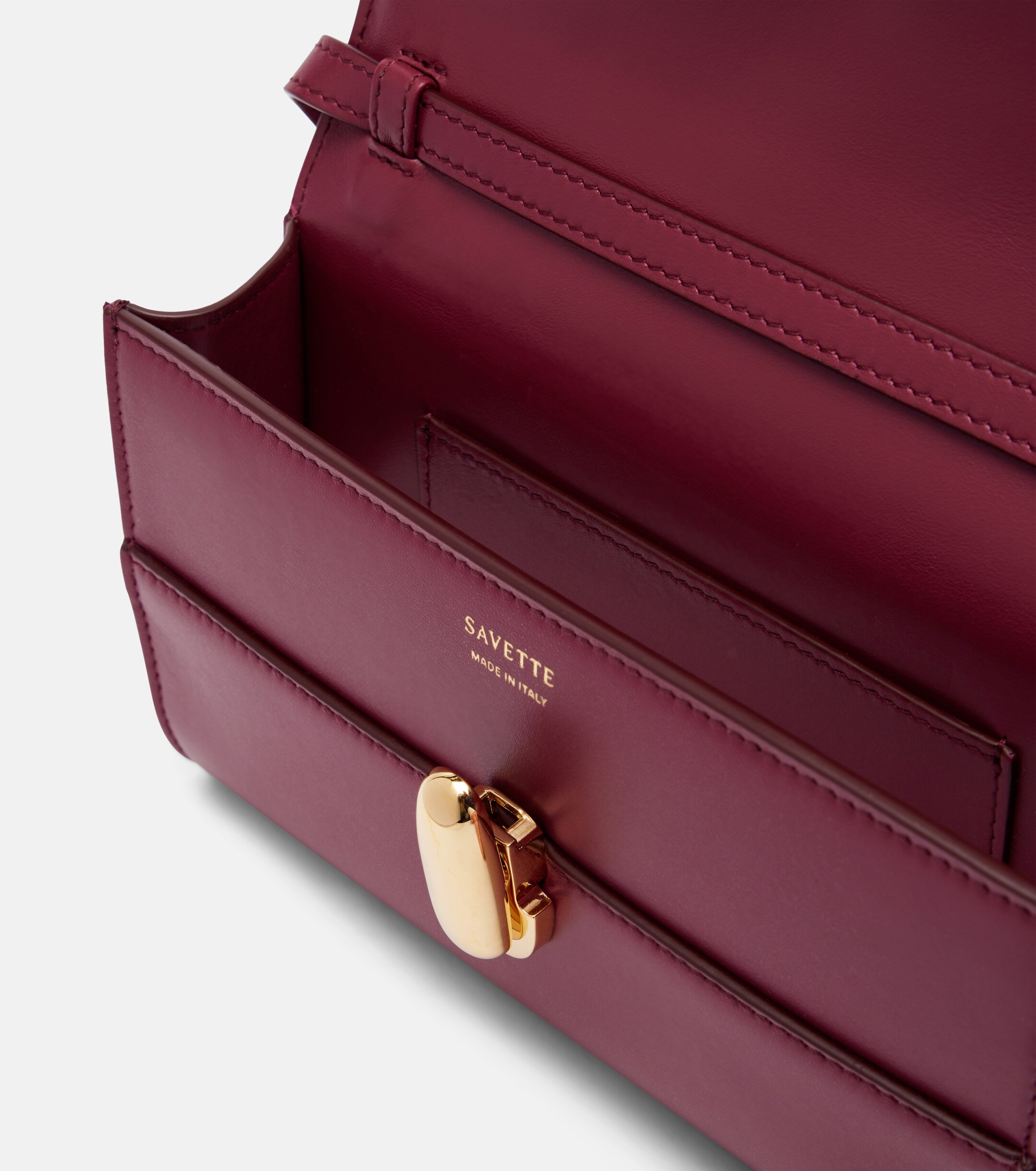 Savette Symmetry Mini leather crossbody bag thumbnail