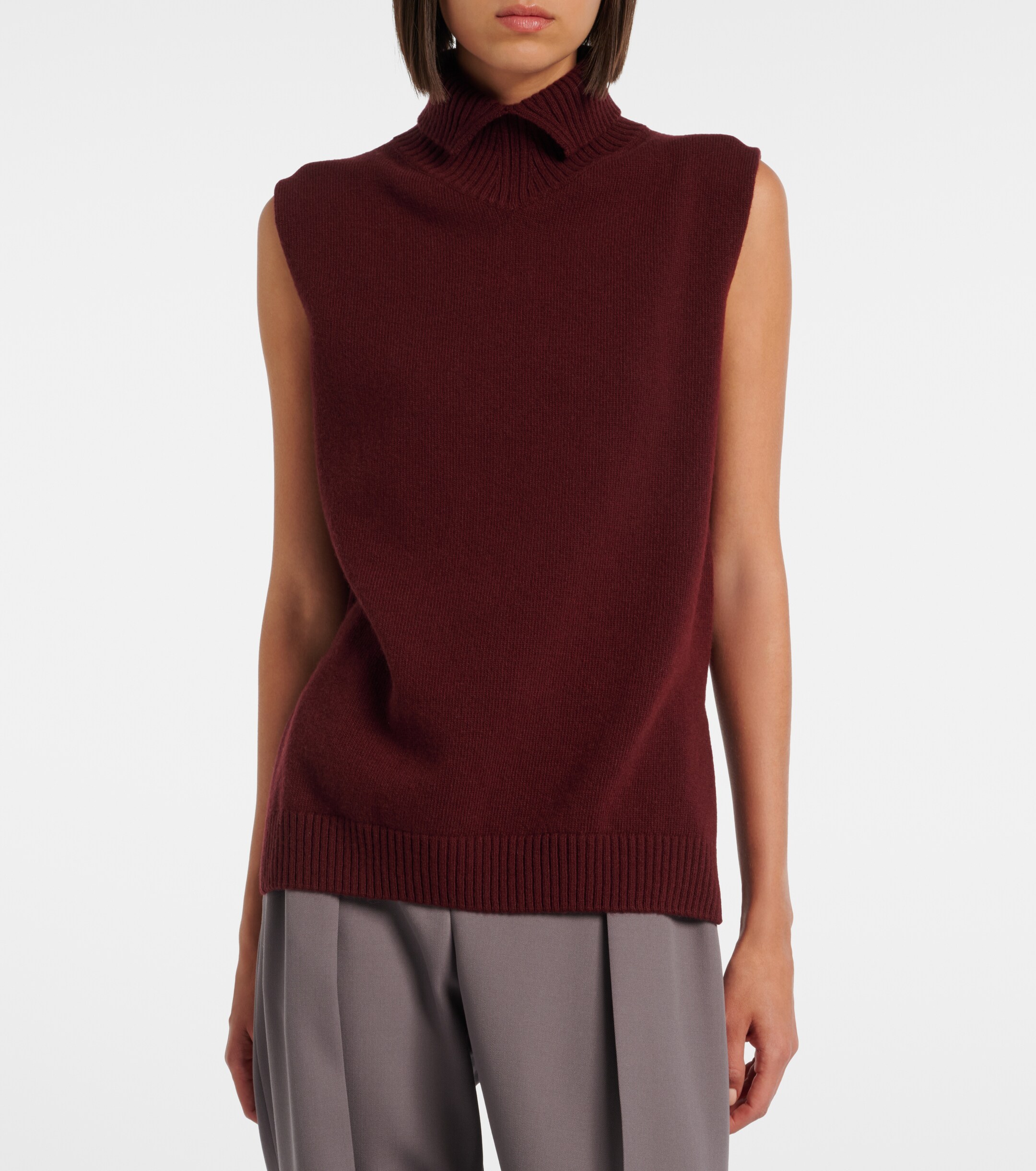 Jil Sander Jil Sander Wool turtleneck sweater vest