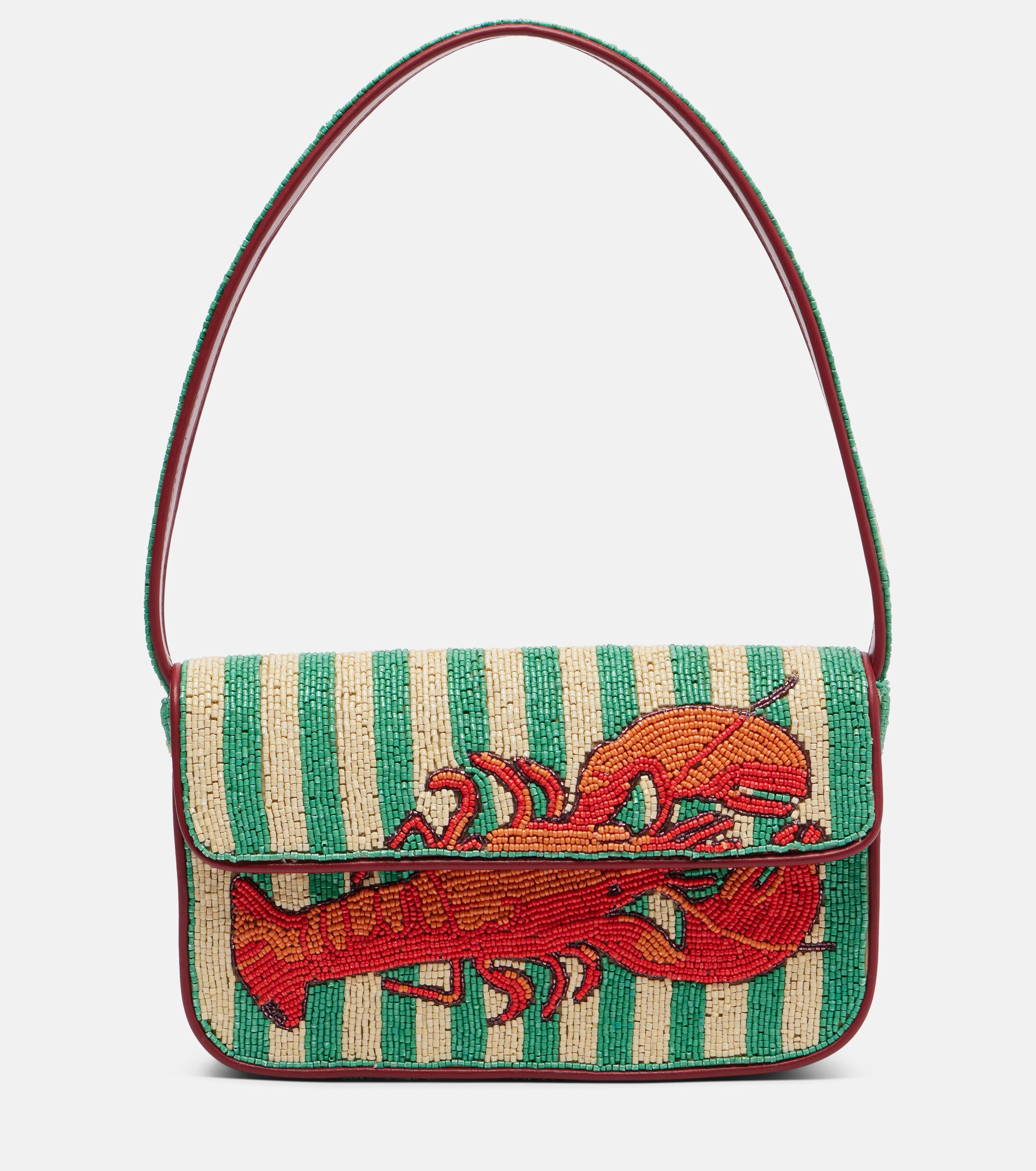 Staud Tommy beaded shoulder bag