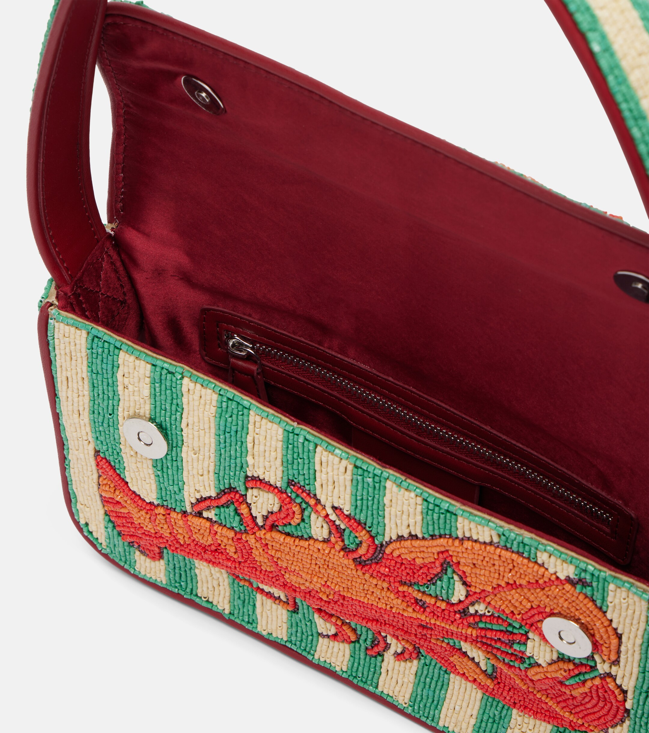 Staud Tommy beaded shoulder bag
