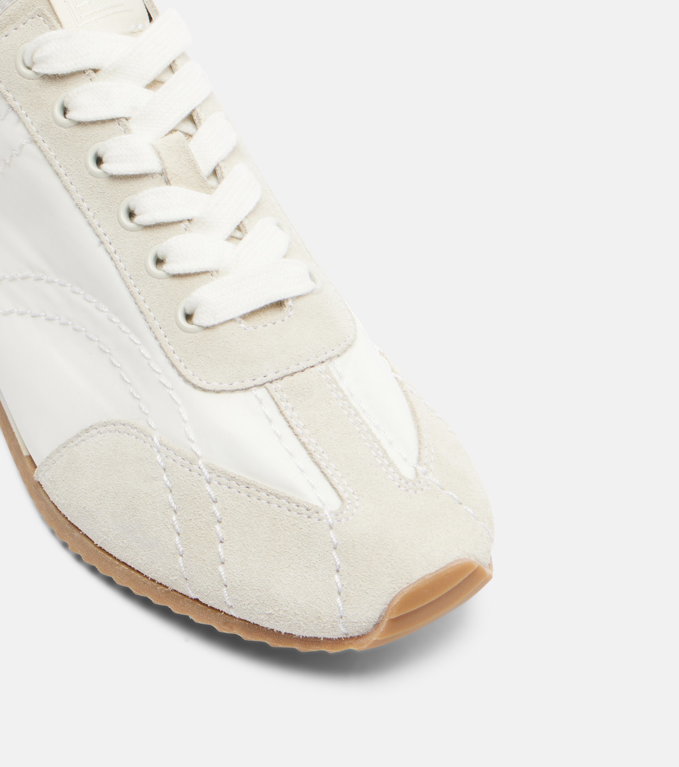 TOTEME Toteme Flex suede-trimmed sneakers
