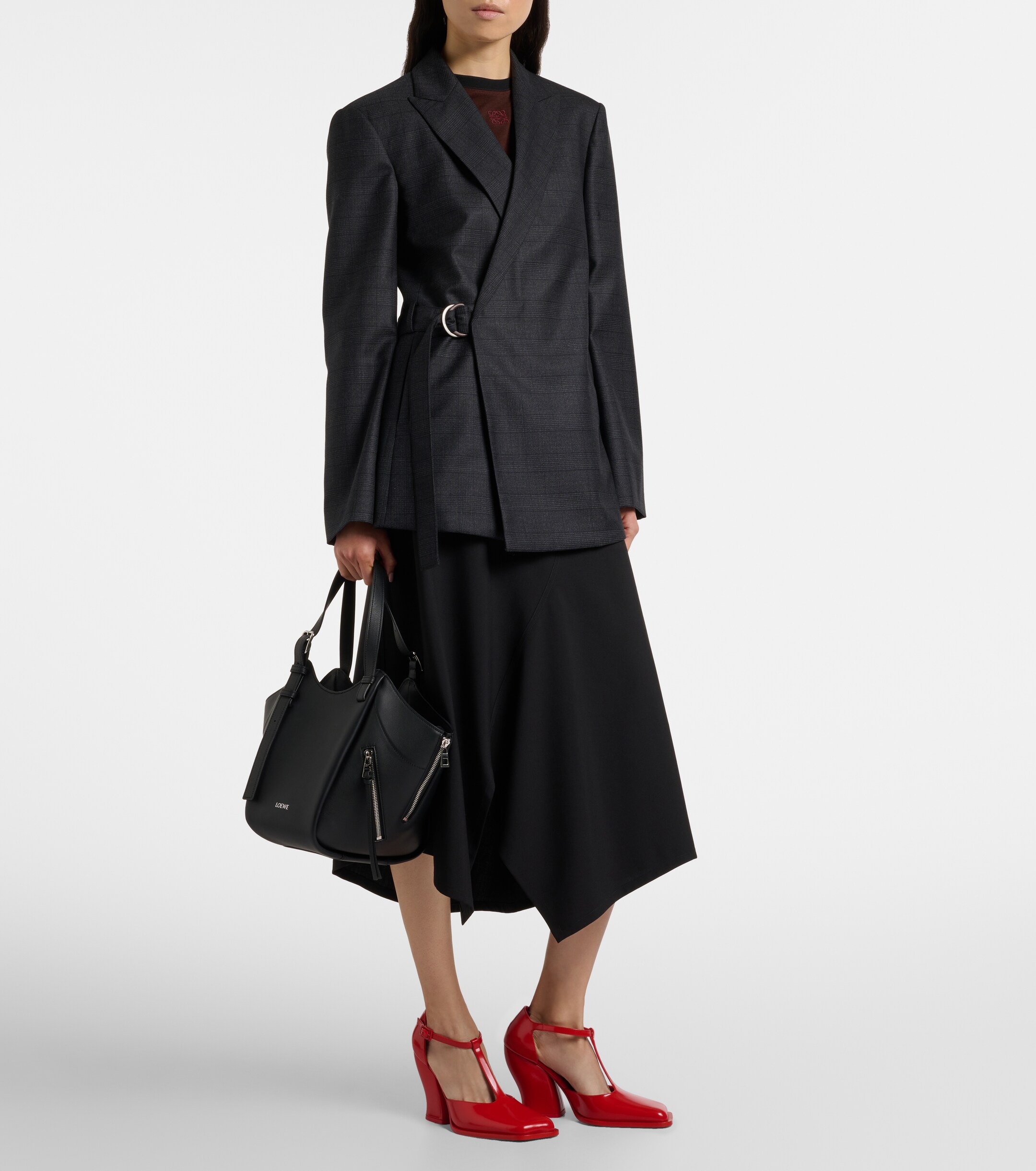 Loewe Hammock Flip Medium leather tote bag