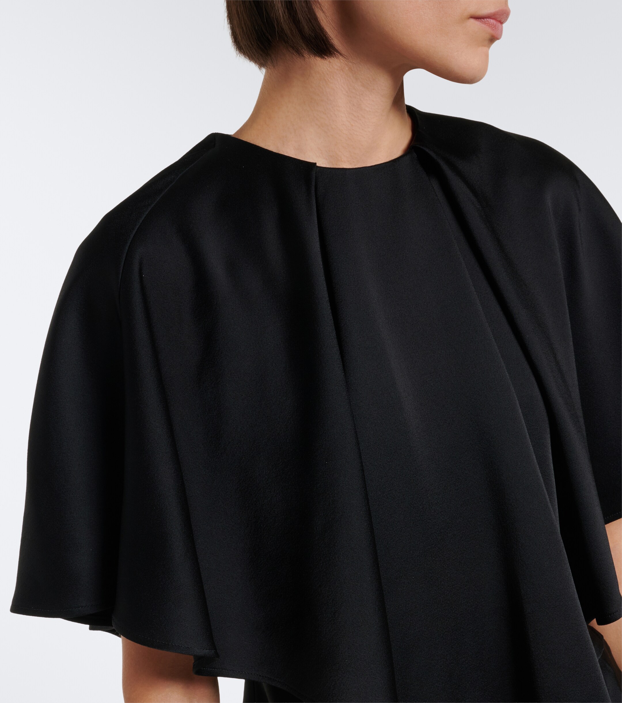 Stella McCartney Stella McCartney Caped satin gown