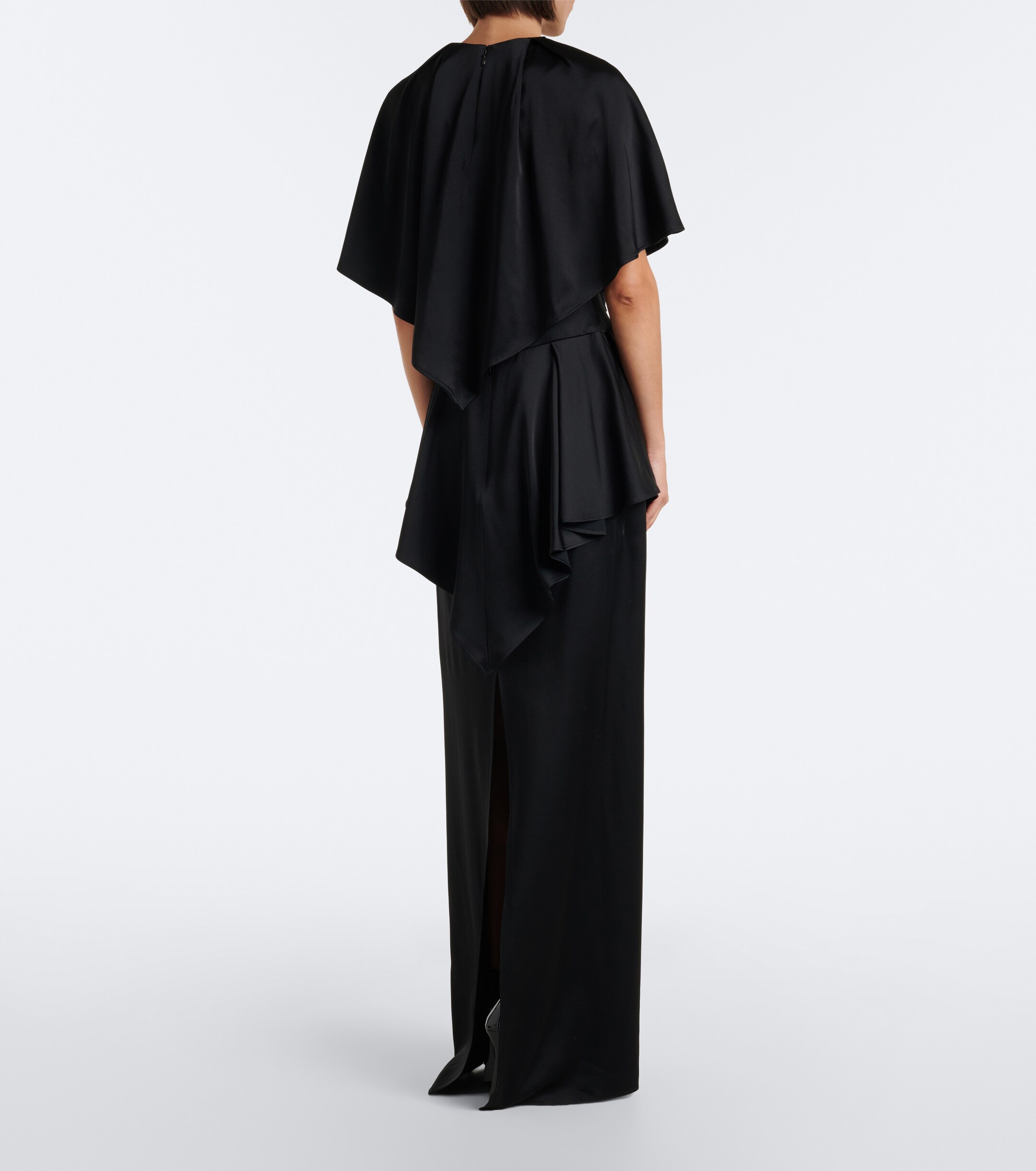Stella McCartney Stella McCartney Caped satin gown