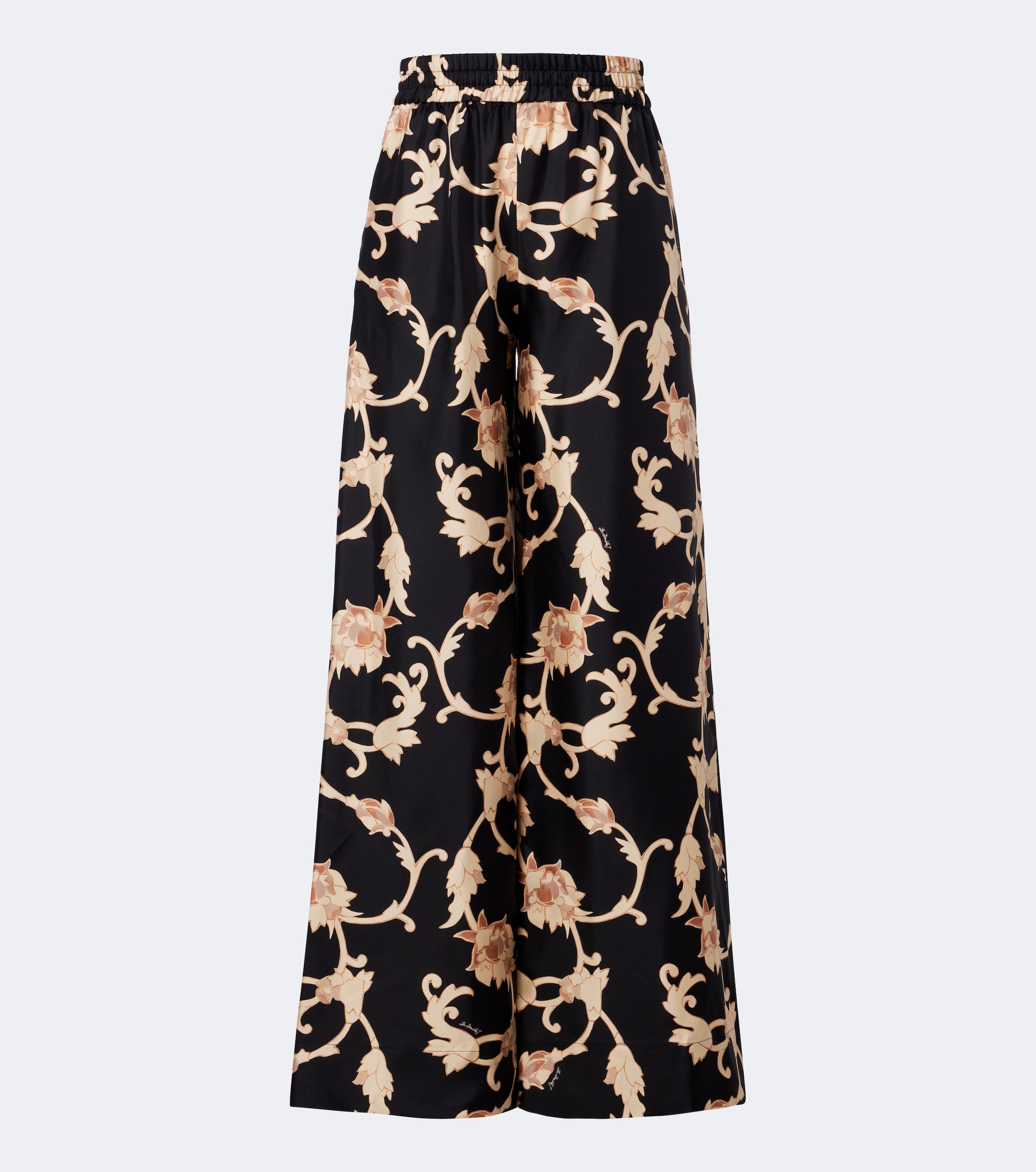 La DoubleJ La DoubleJ Buttercup printed silk palazzo pants