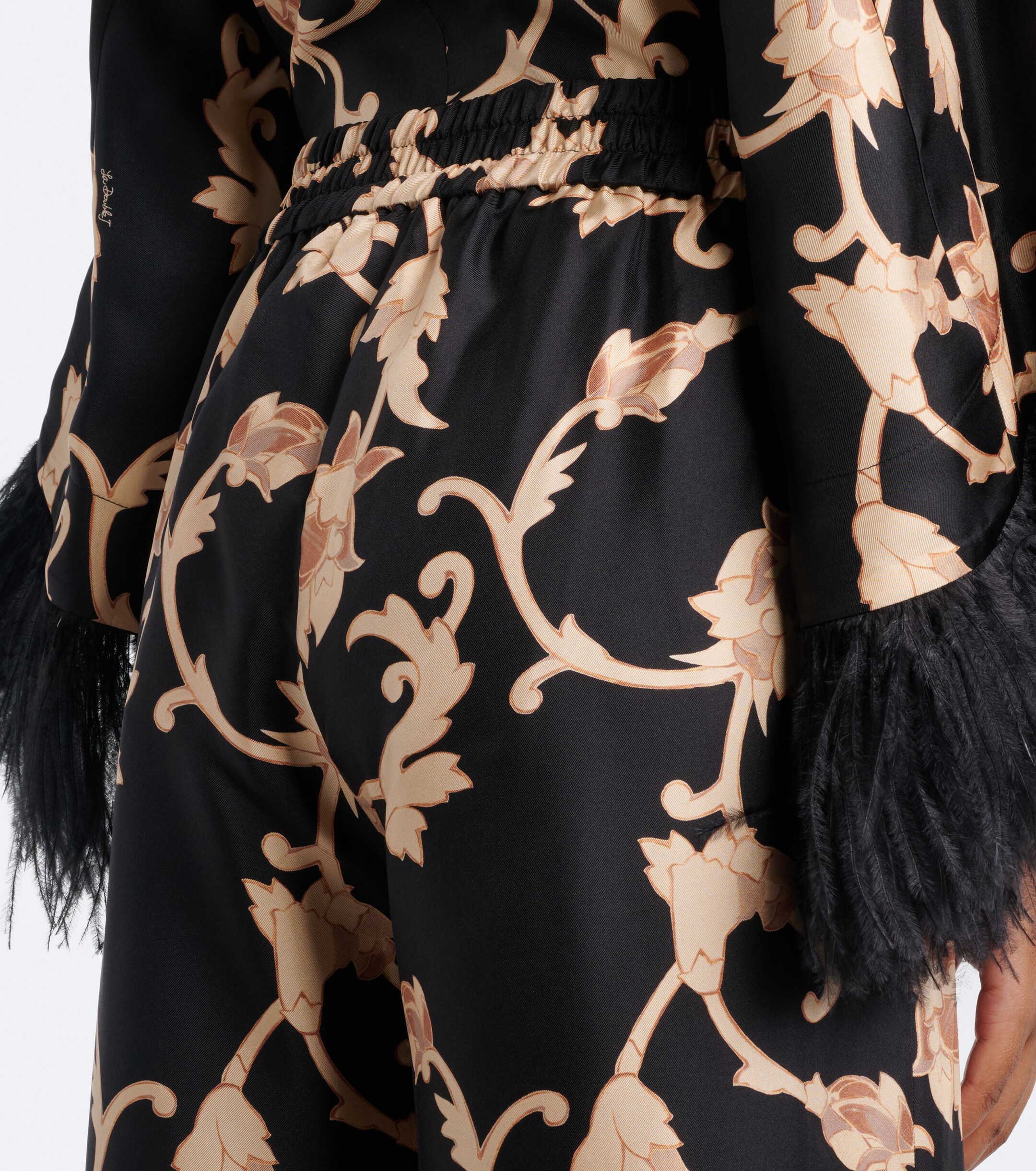 La DoubleJ La DoubleJ Buttercup printed silk palazzo pants