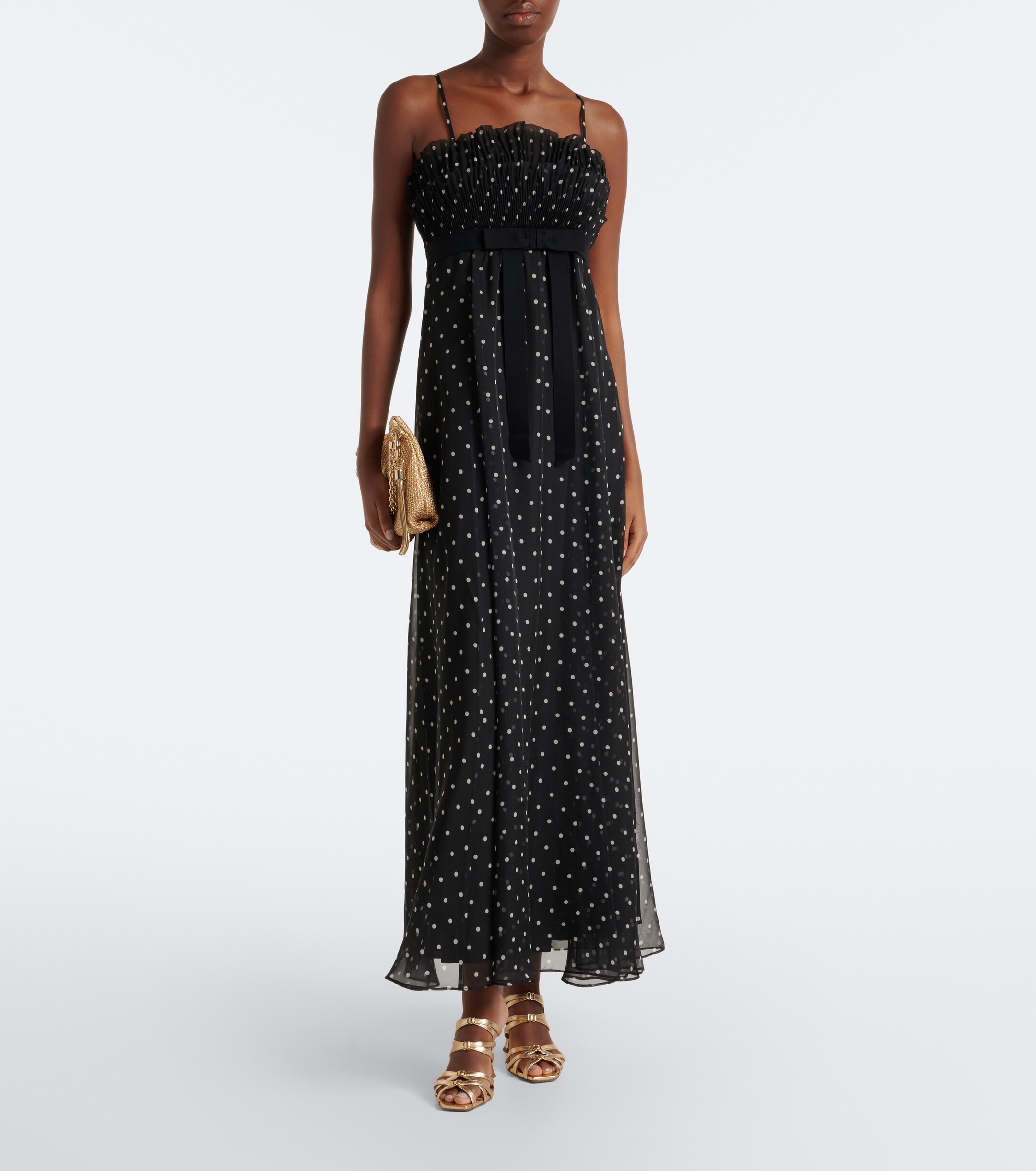 Zimmermann Zimmermann Polka-dot ruffled maxi dress