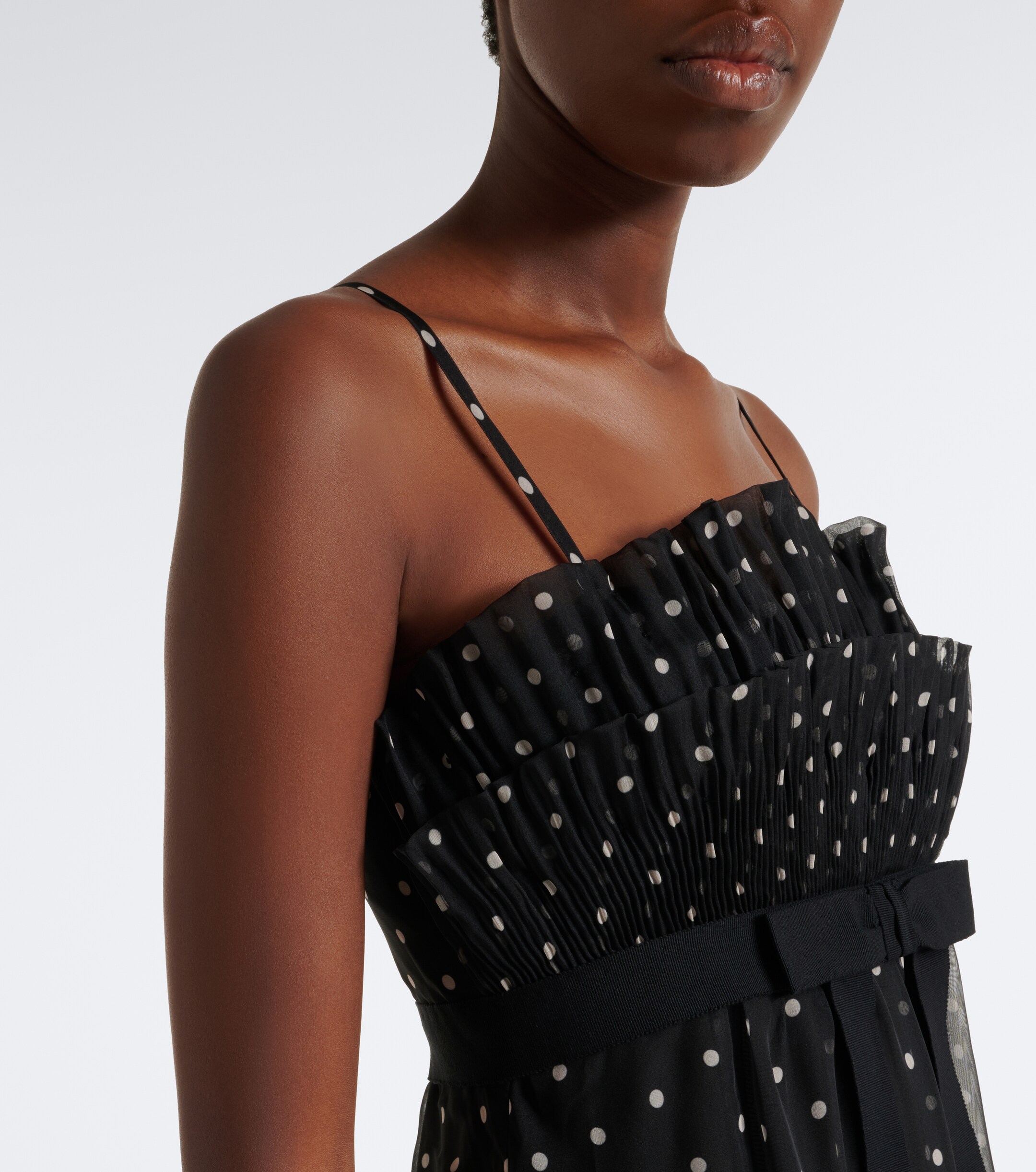Zimmermann Zimmermann Polka-dot ruffled maxi dress