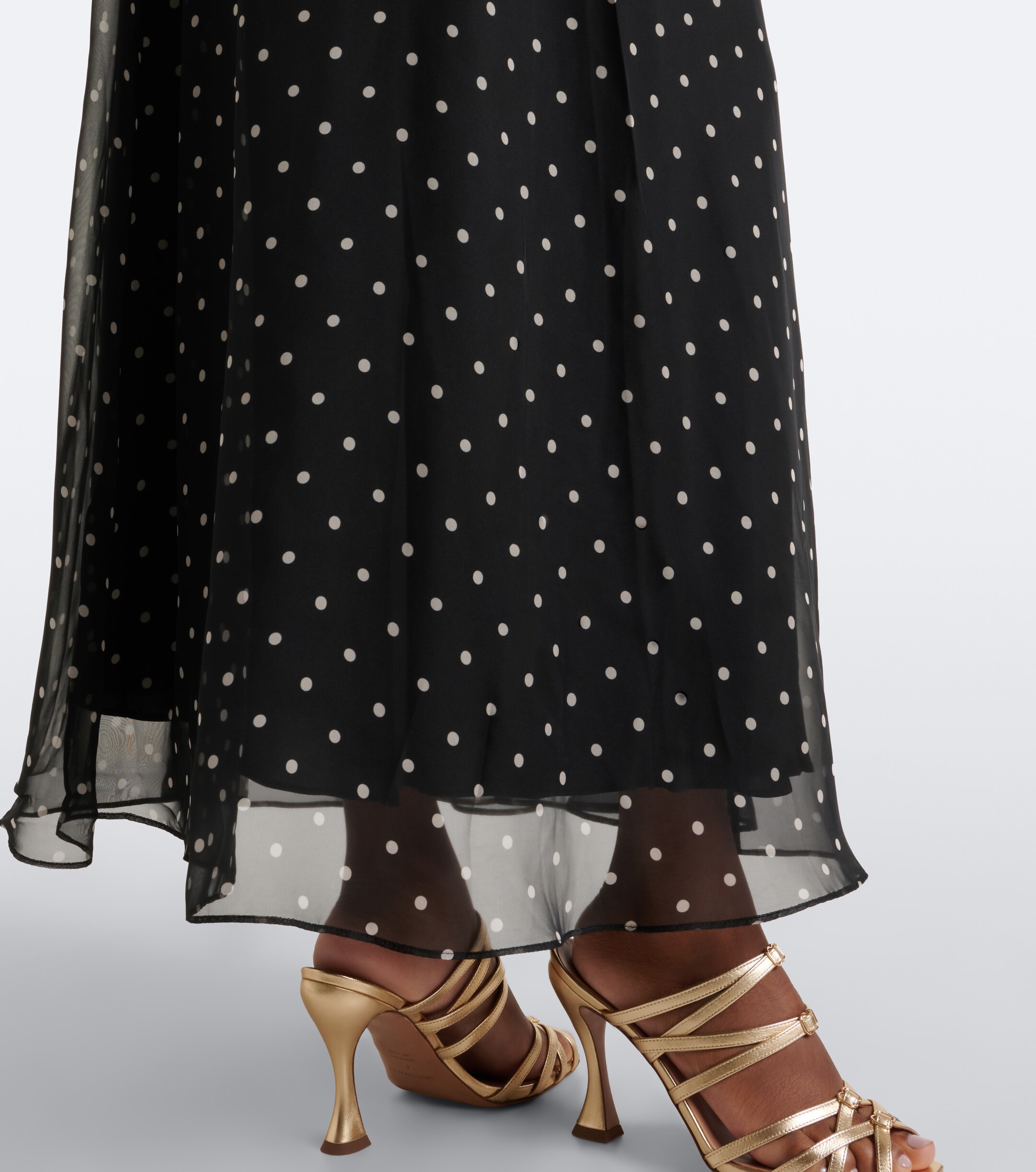 Zimmermann Zimmermann Polka-dot ruffled maxi dress