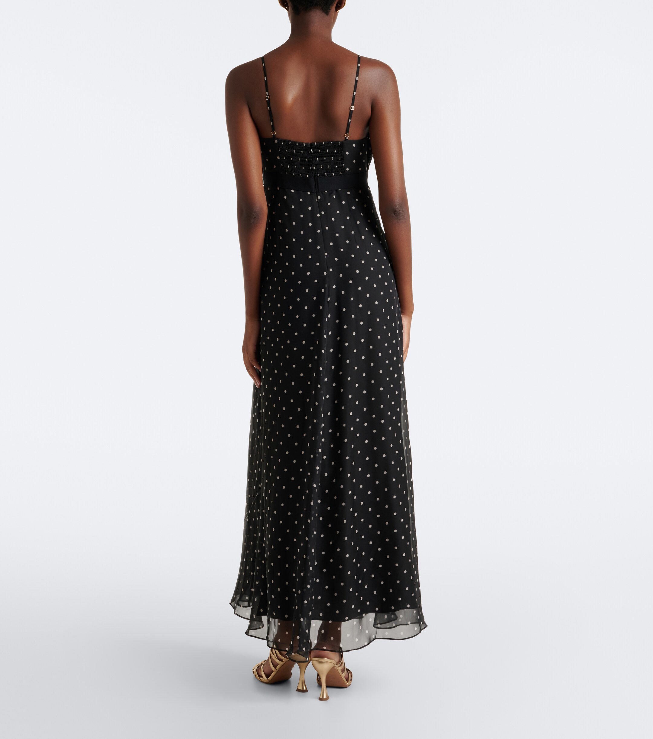 Zimmermann Zimmermann Polka-dot ruffled maxi dress