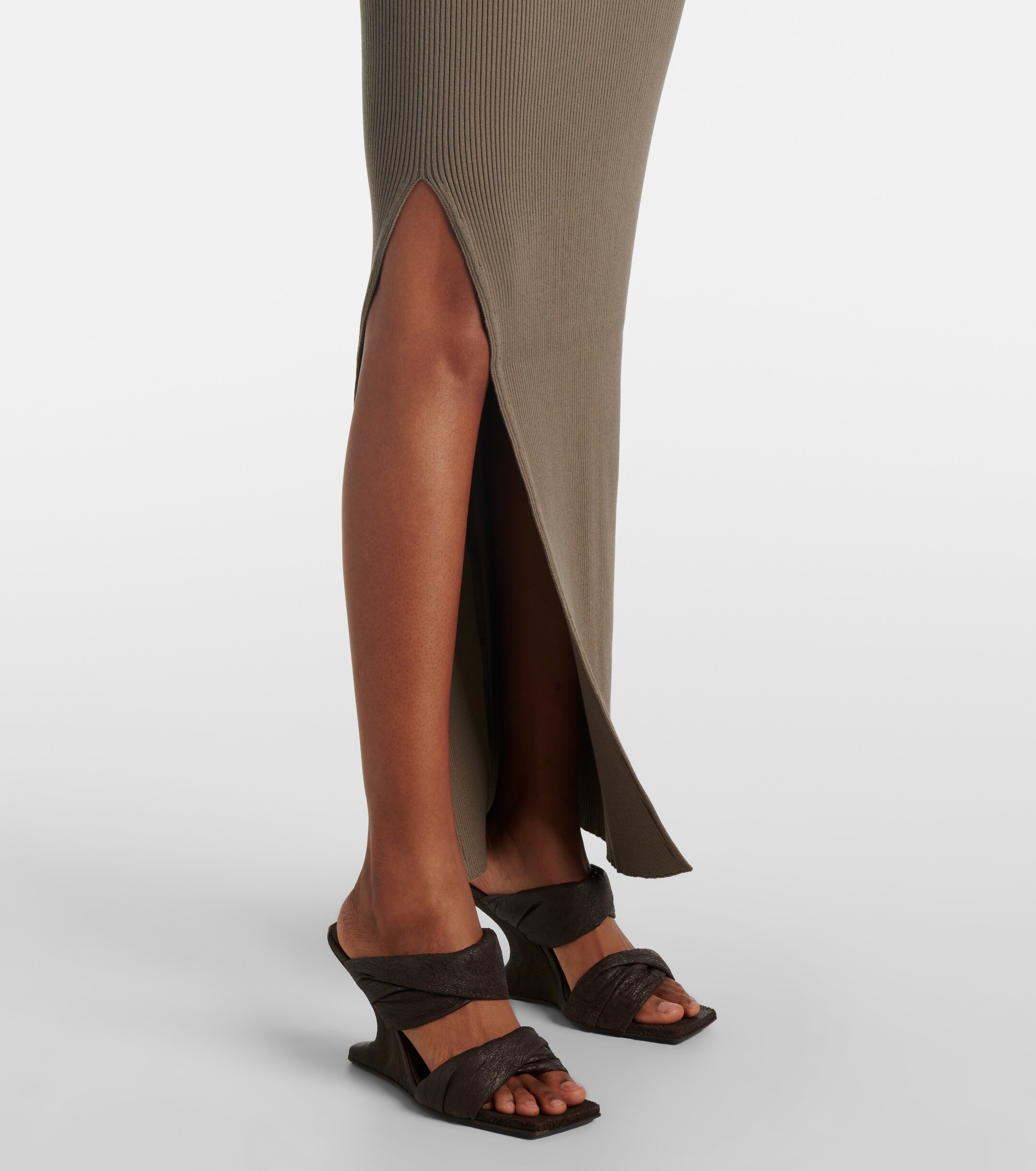 Rick Owens One-shoulder maxi dress thumbnail