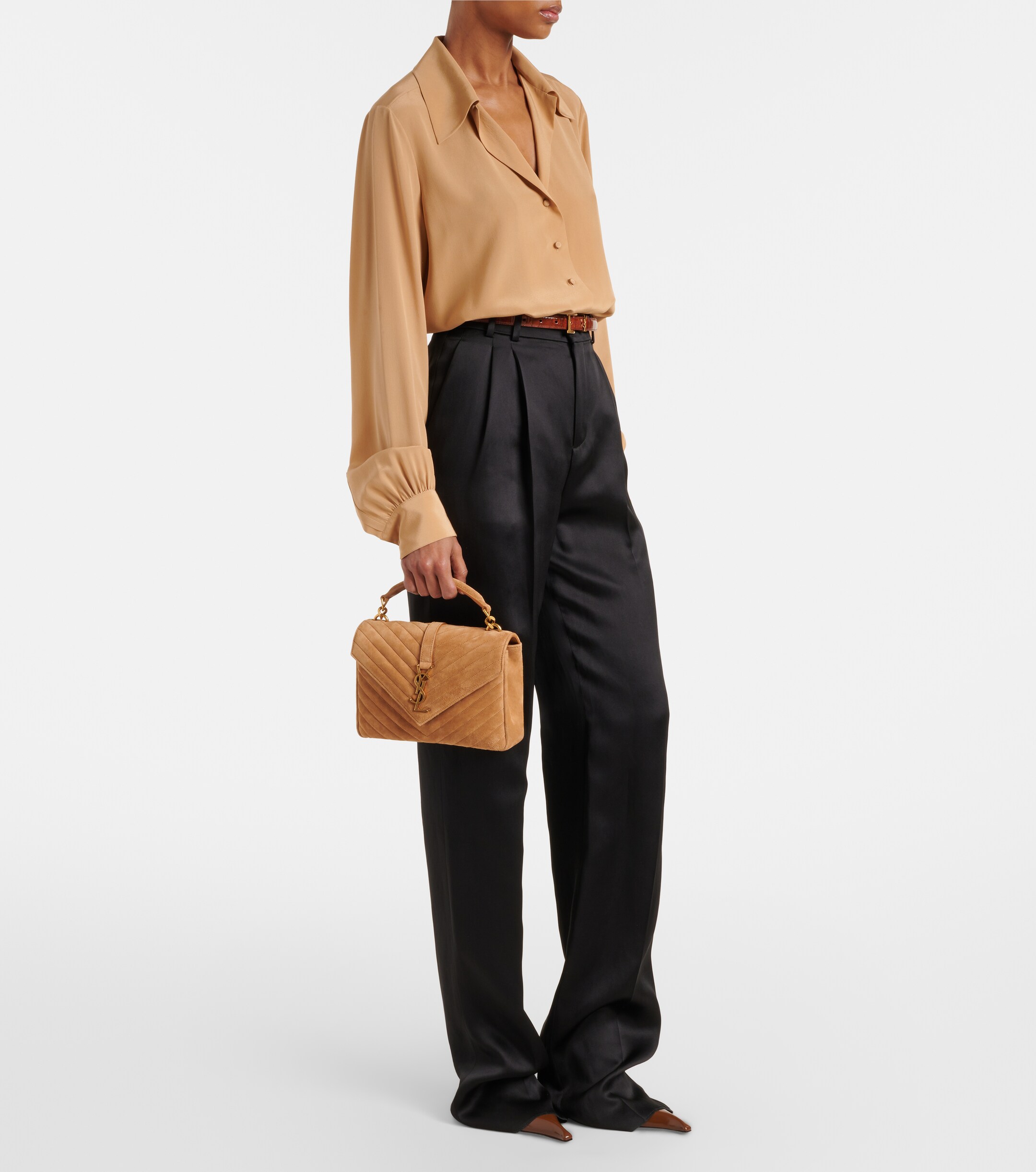 Saint Laurent Collège Medium leather shoulder bag