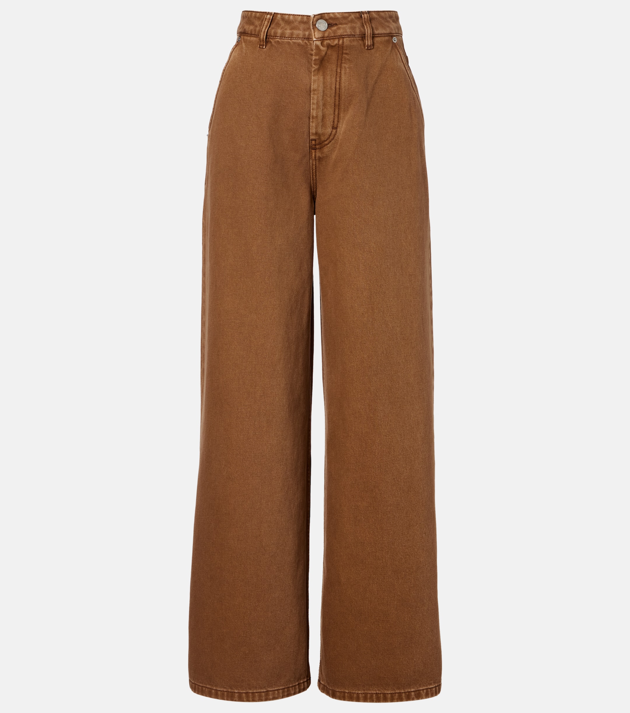 Ami Paris Cotton twill wide-leg pants thumbnail