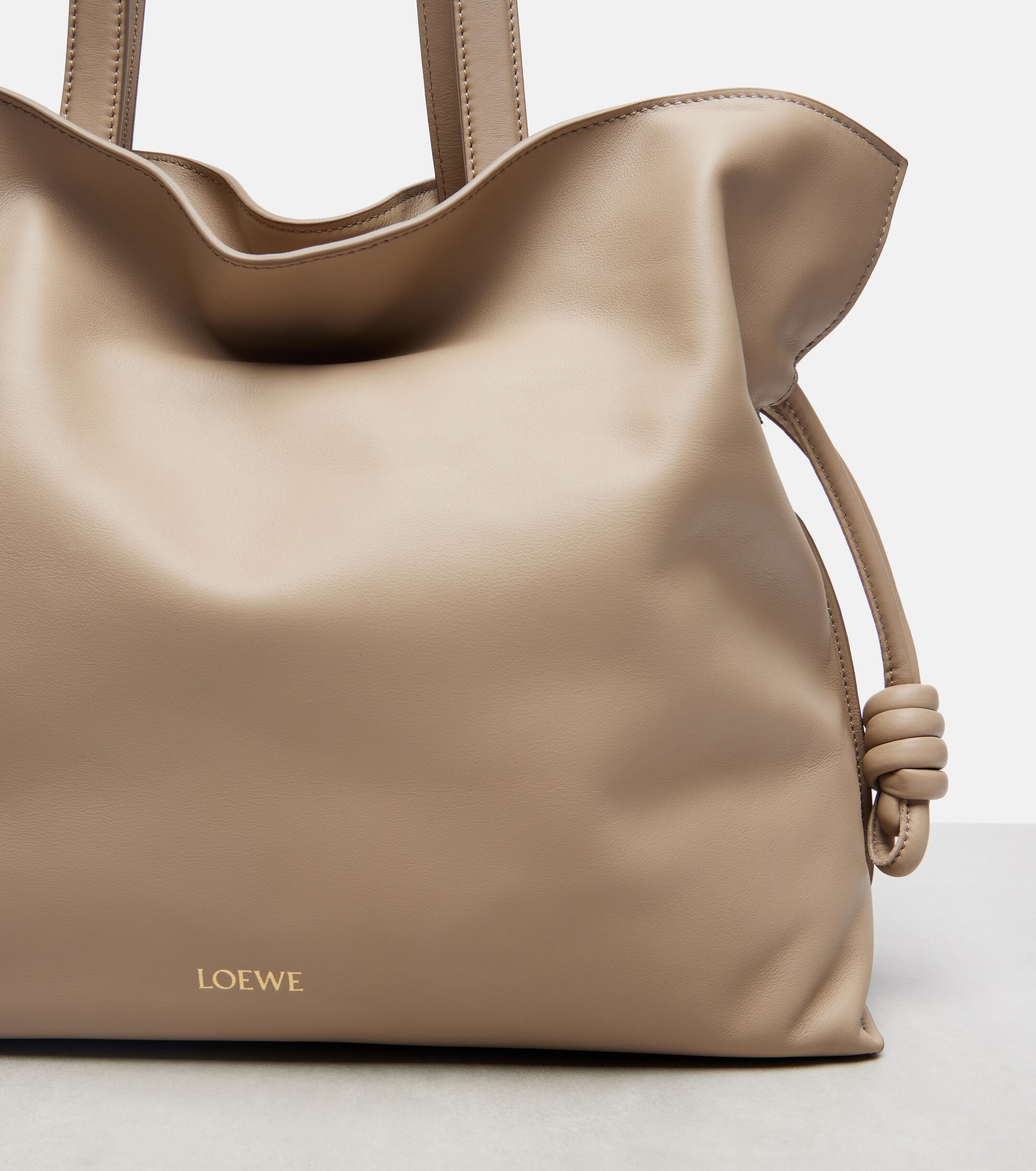 Loewe Flamenco Large leather clutch