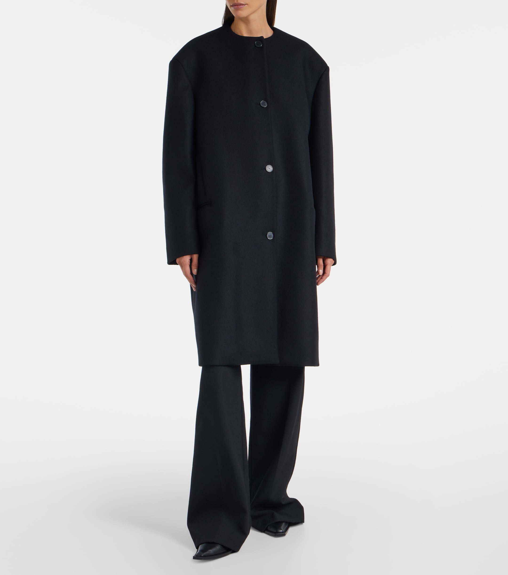 Calvin Klein Collection Cora wool and cashmere coat
