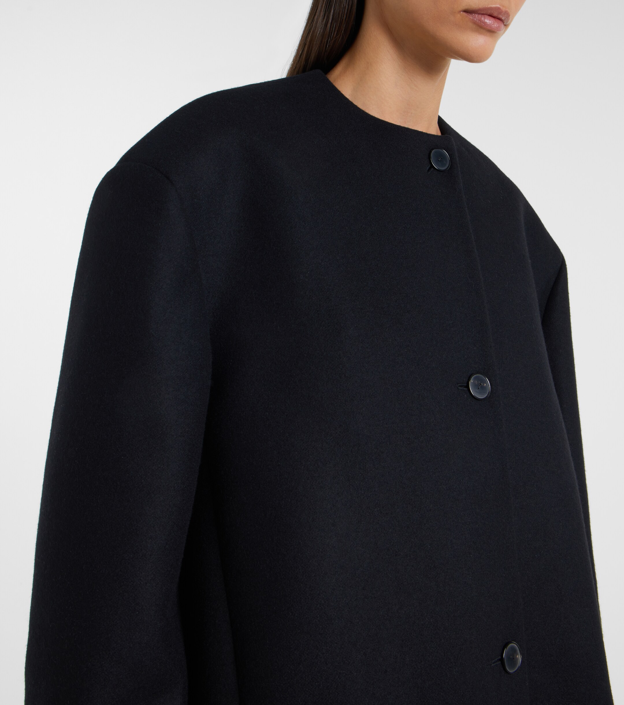 Calvin Klein Collection Cora wool and cashmere coat