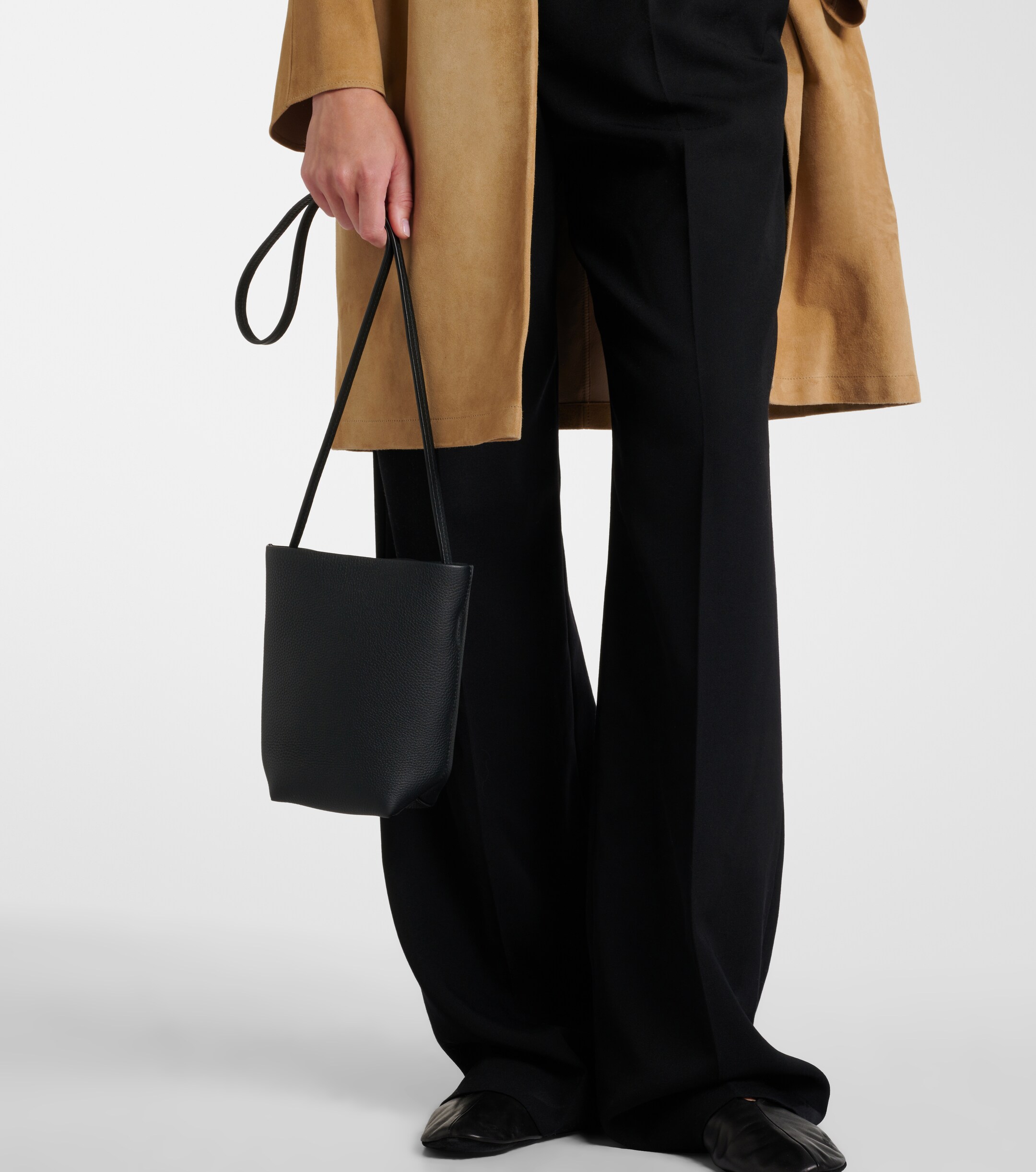 The Row N/S Park leather crossbody bag
