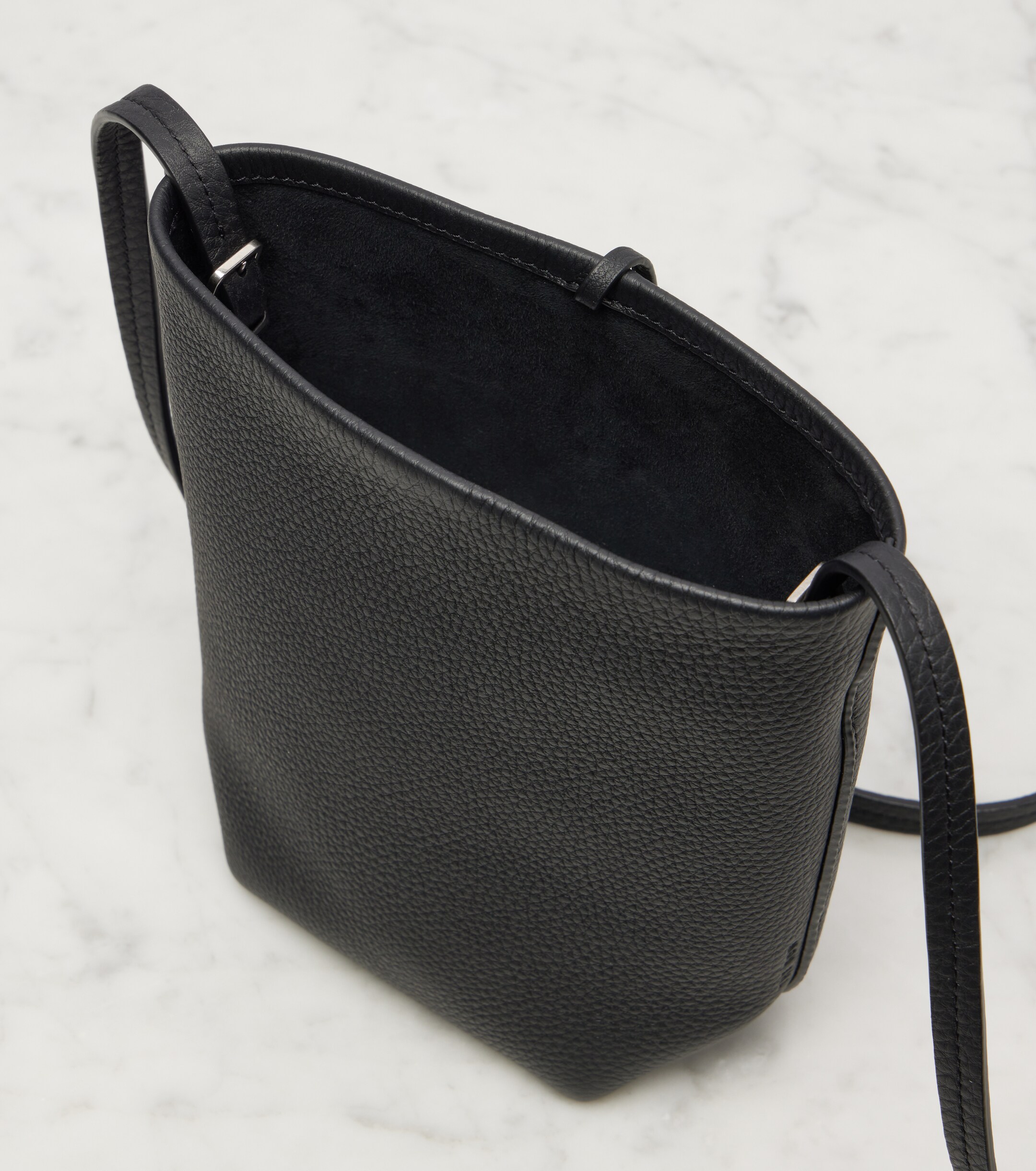 The Row N/S Park leather crossbody bag