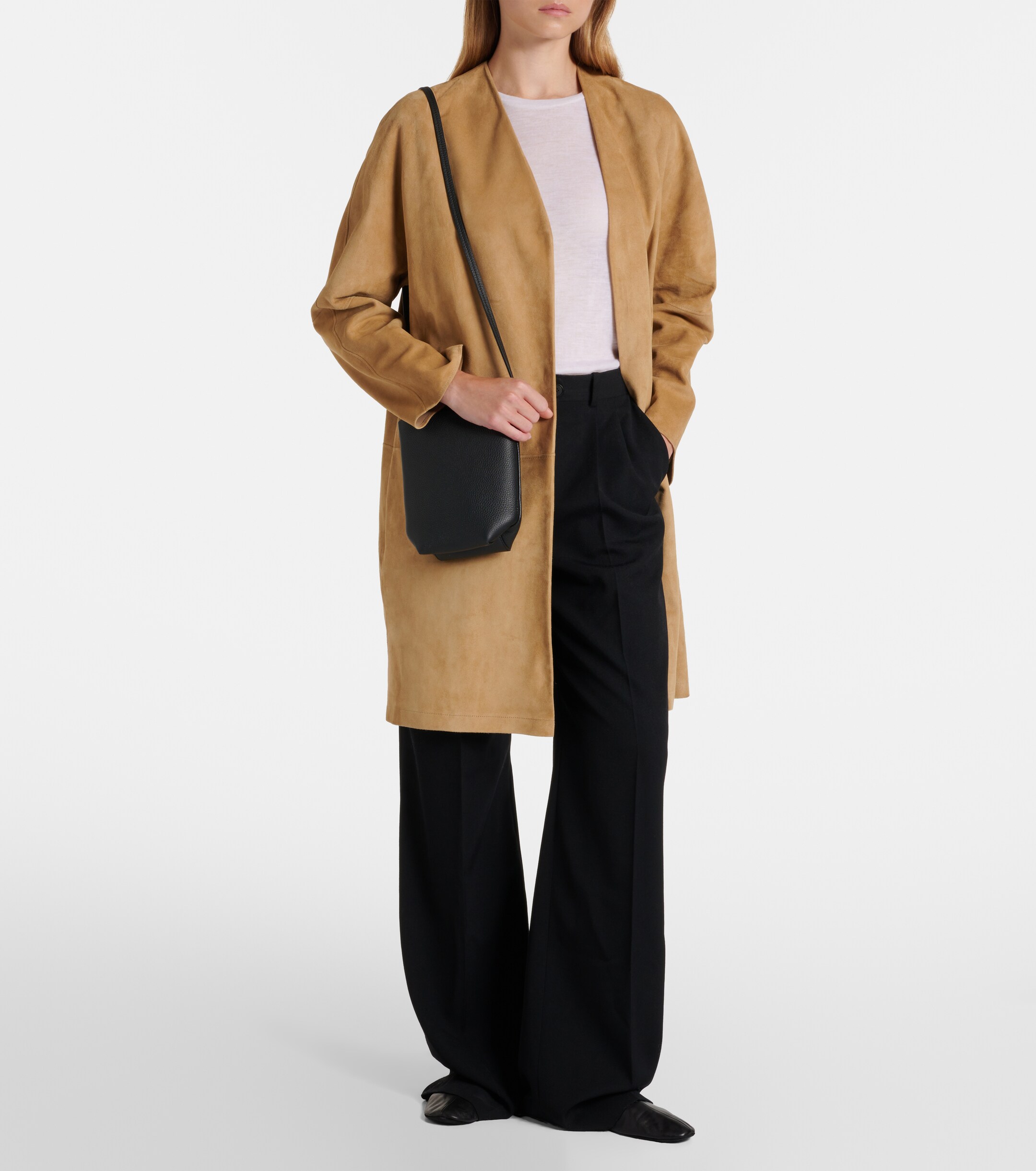 The Row N/S Park leather crossbody bag