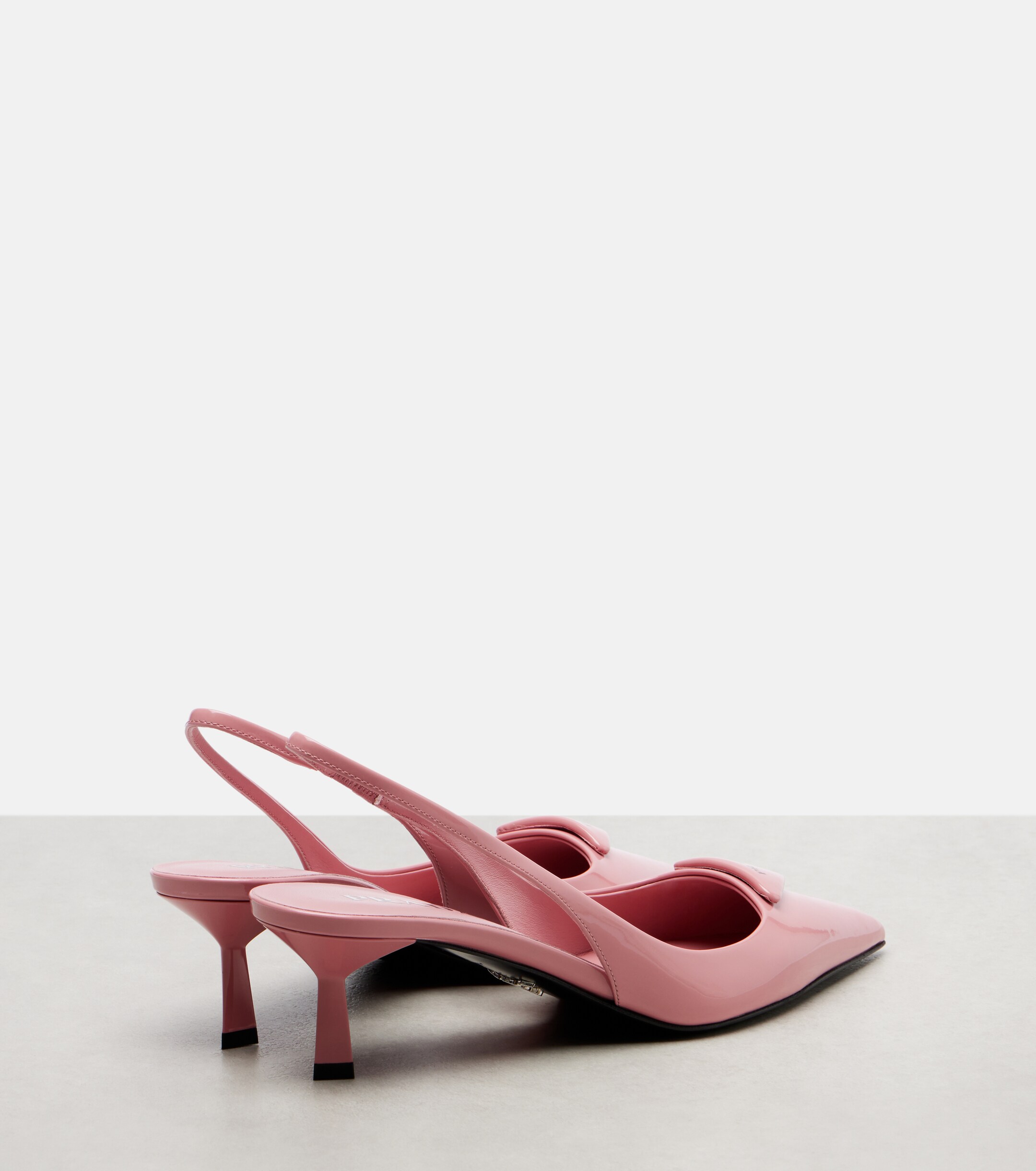 Prada Patent leather slingback pumps