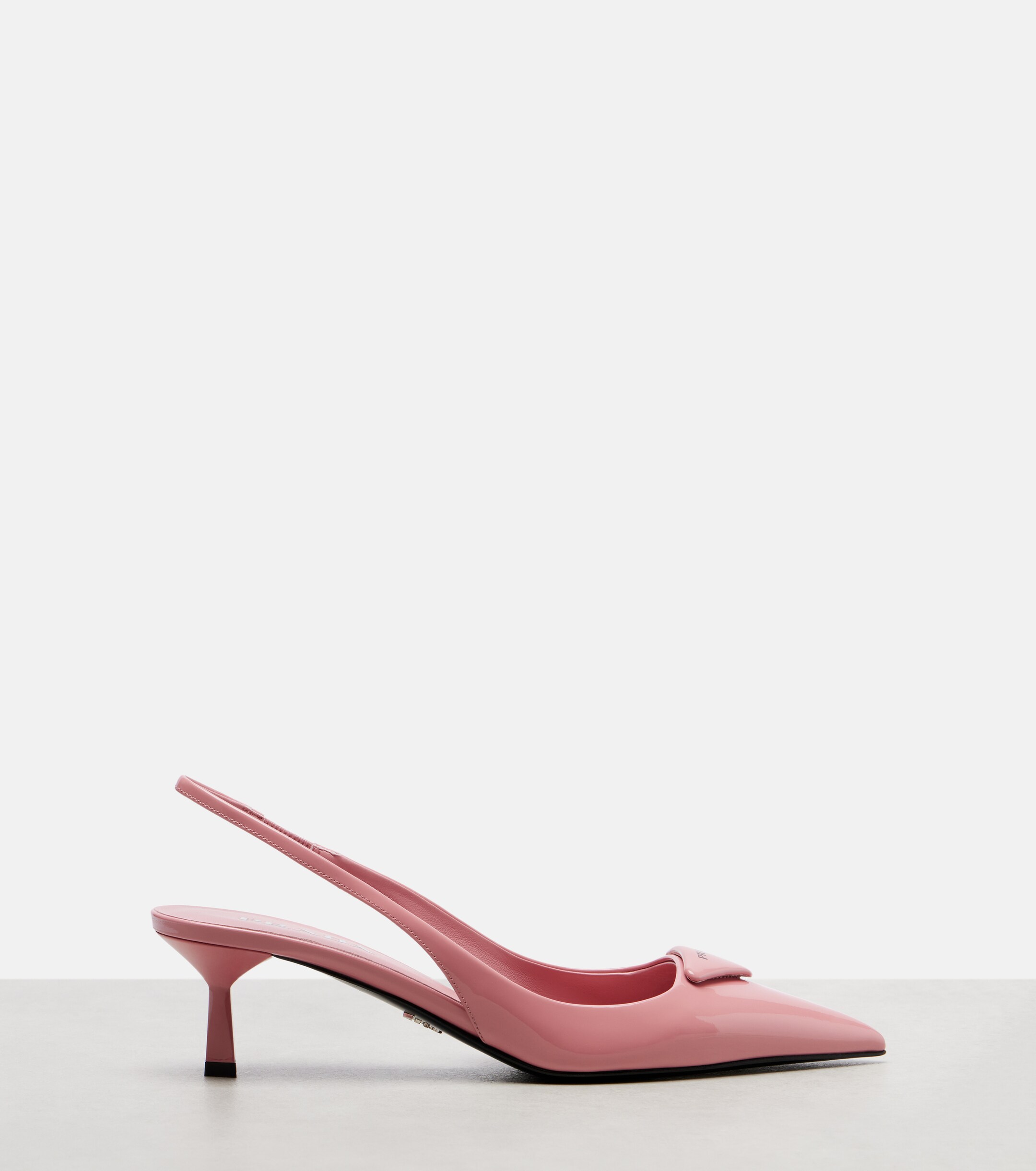 Prada Patent leather slingback pumps