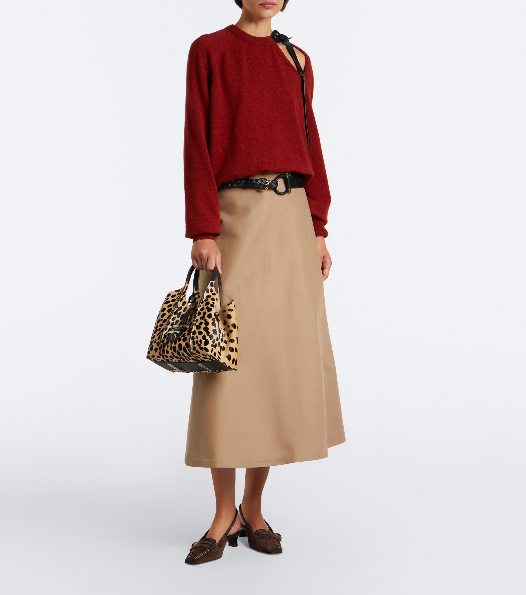 Tod's Tbs Small calf hair top-handle bag