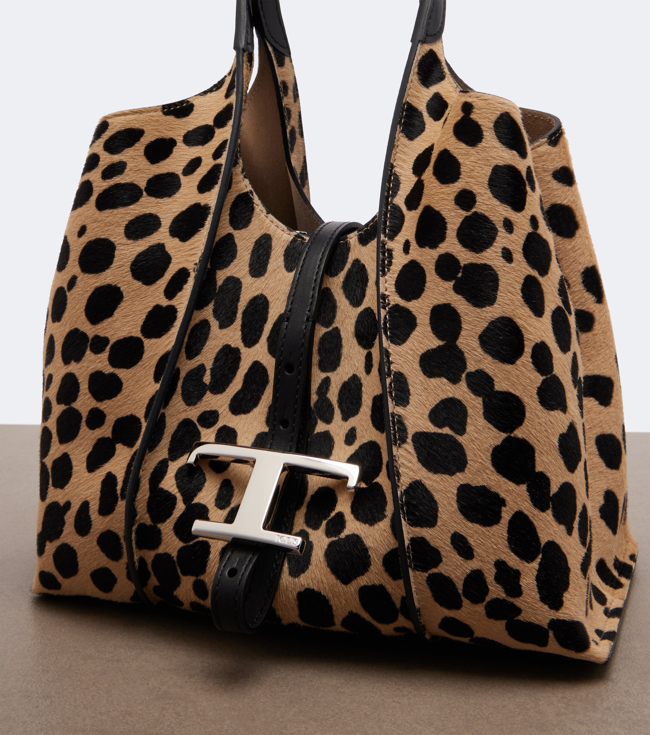 Tod's Tbs Small calf hair top-handle bag