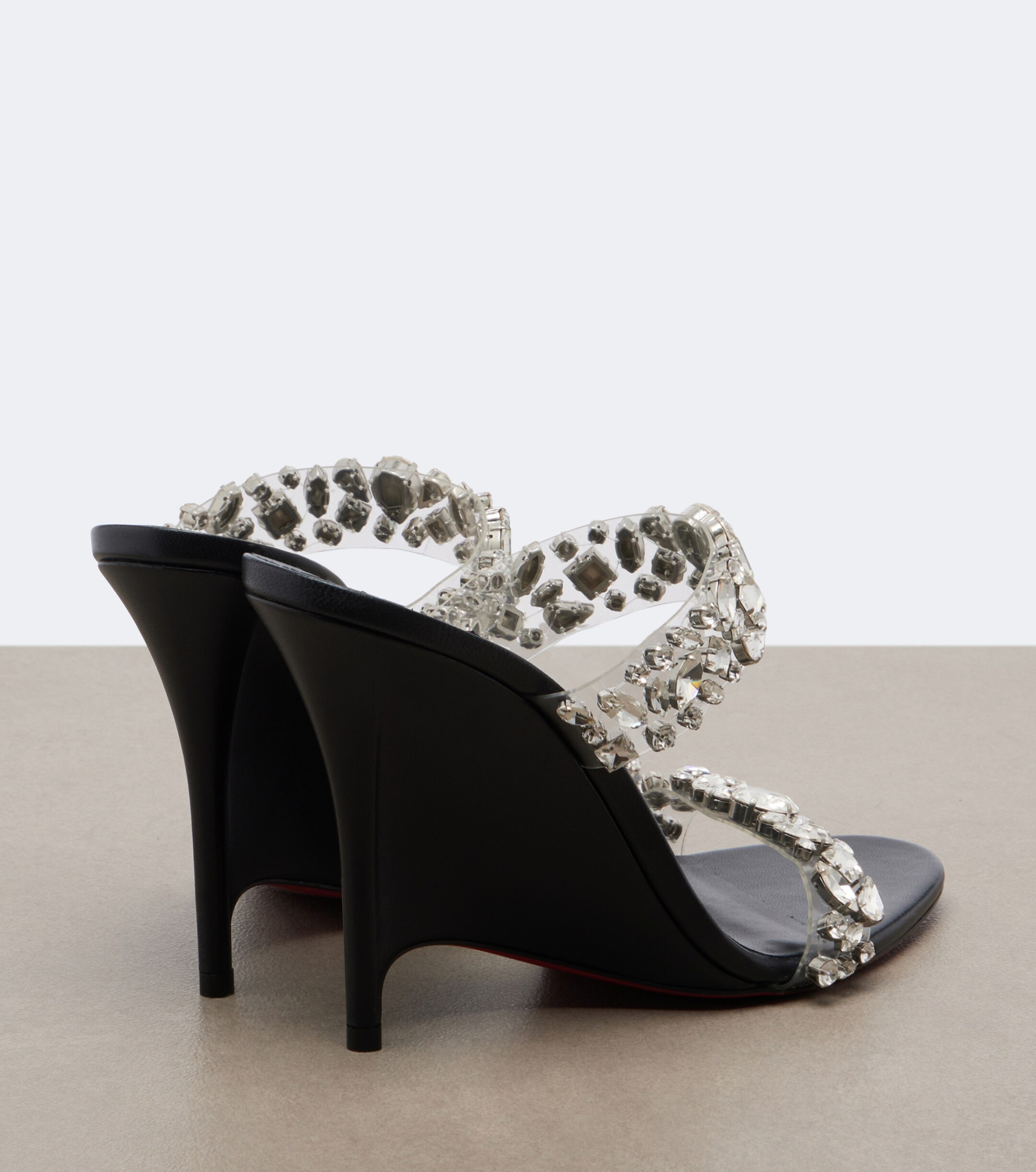 CHRISTIAN LOUBOUTIN Christian Louboutin Miss Z embellished wedge sandals