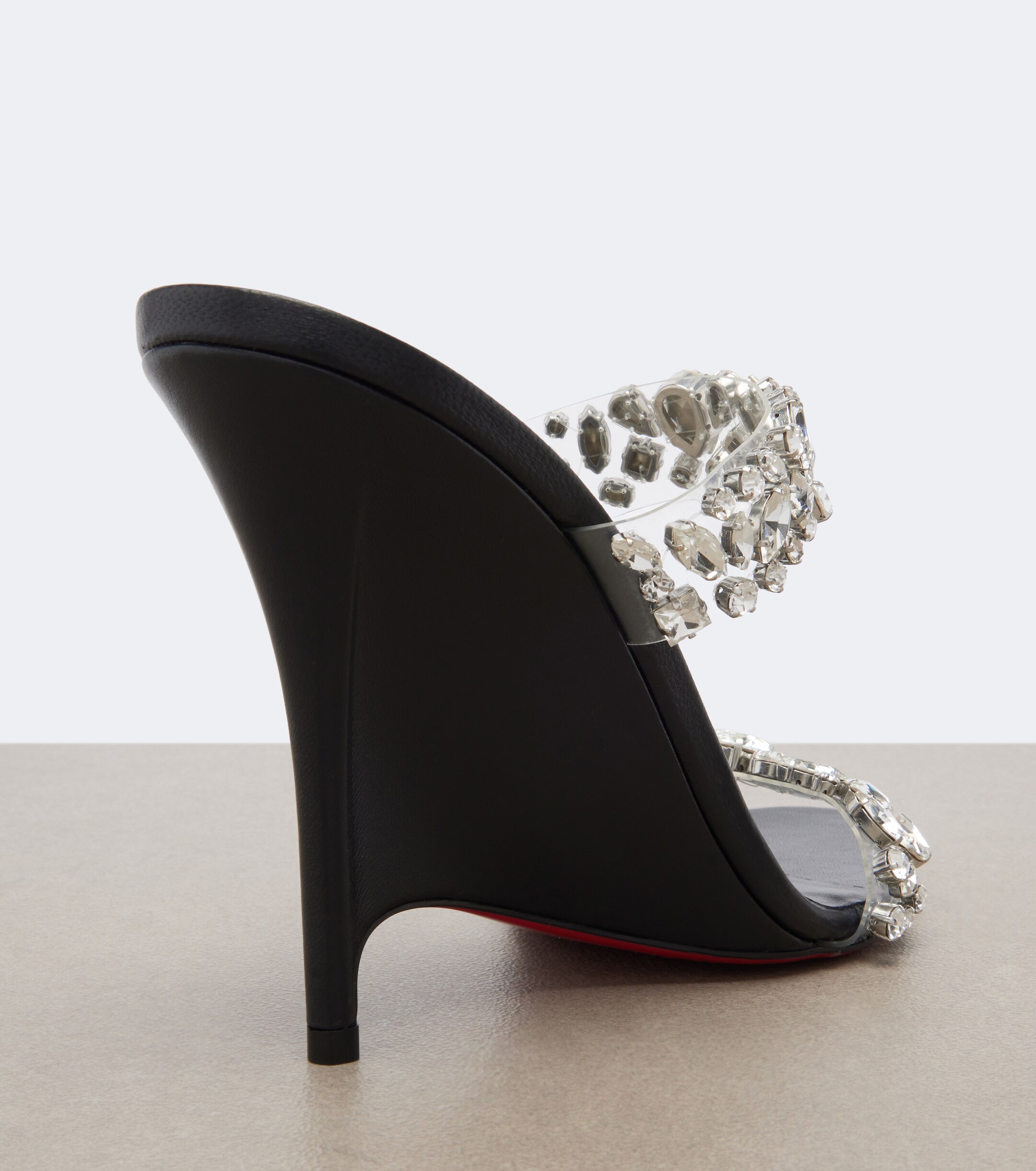 CHRISTIAN LOUBOUTIN Christian Louboutin Miss Z embellished wedge sandals