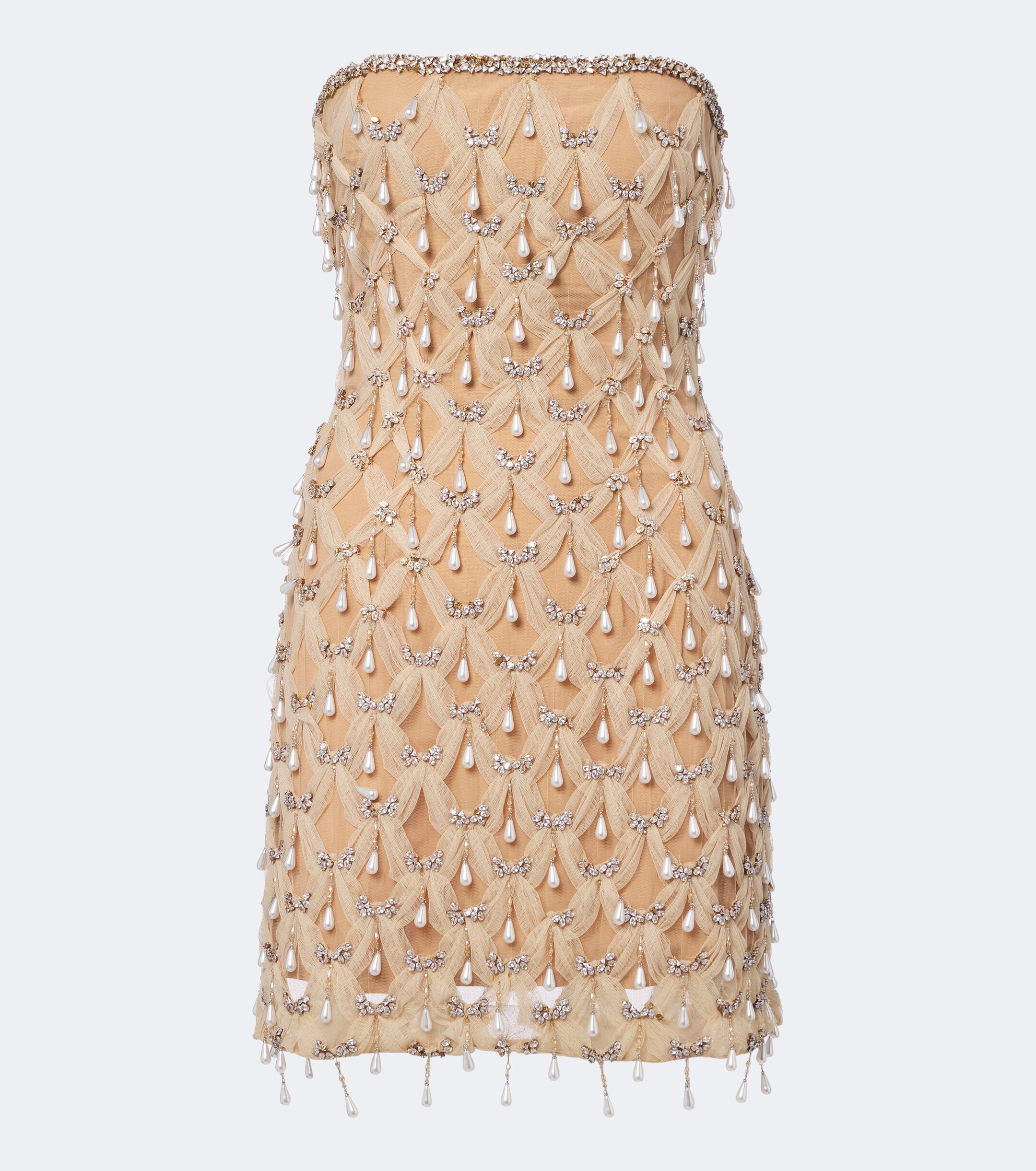 LA FUORI Là Fuori Barely There embellished minidress