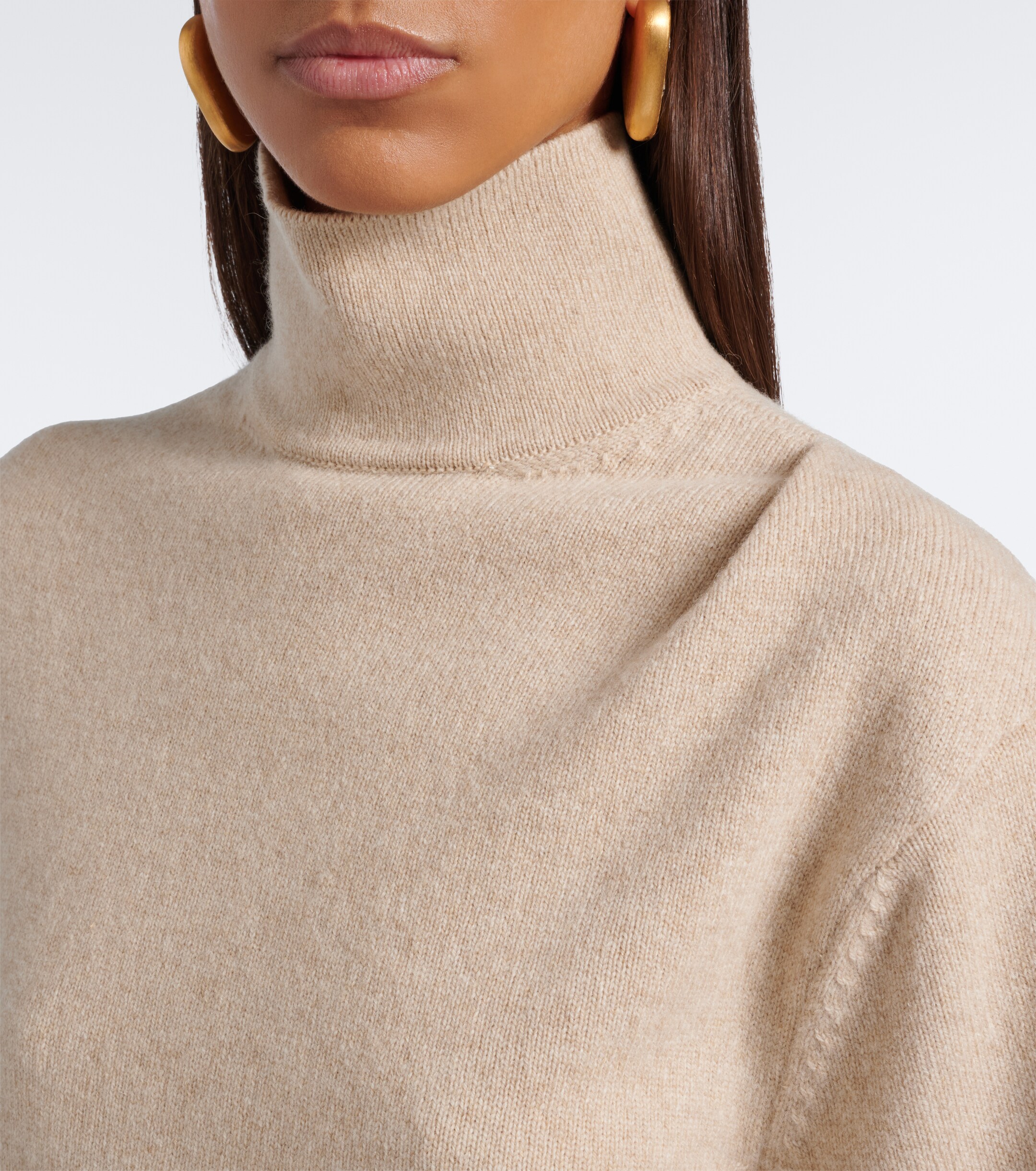 Jacquemus Jacquemus Fiocco wool and cashmere turtleneck sweater