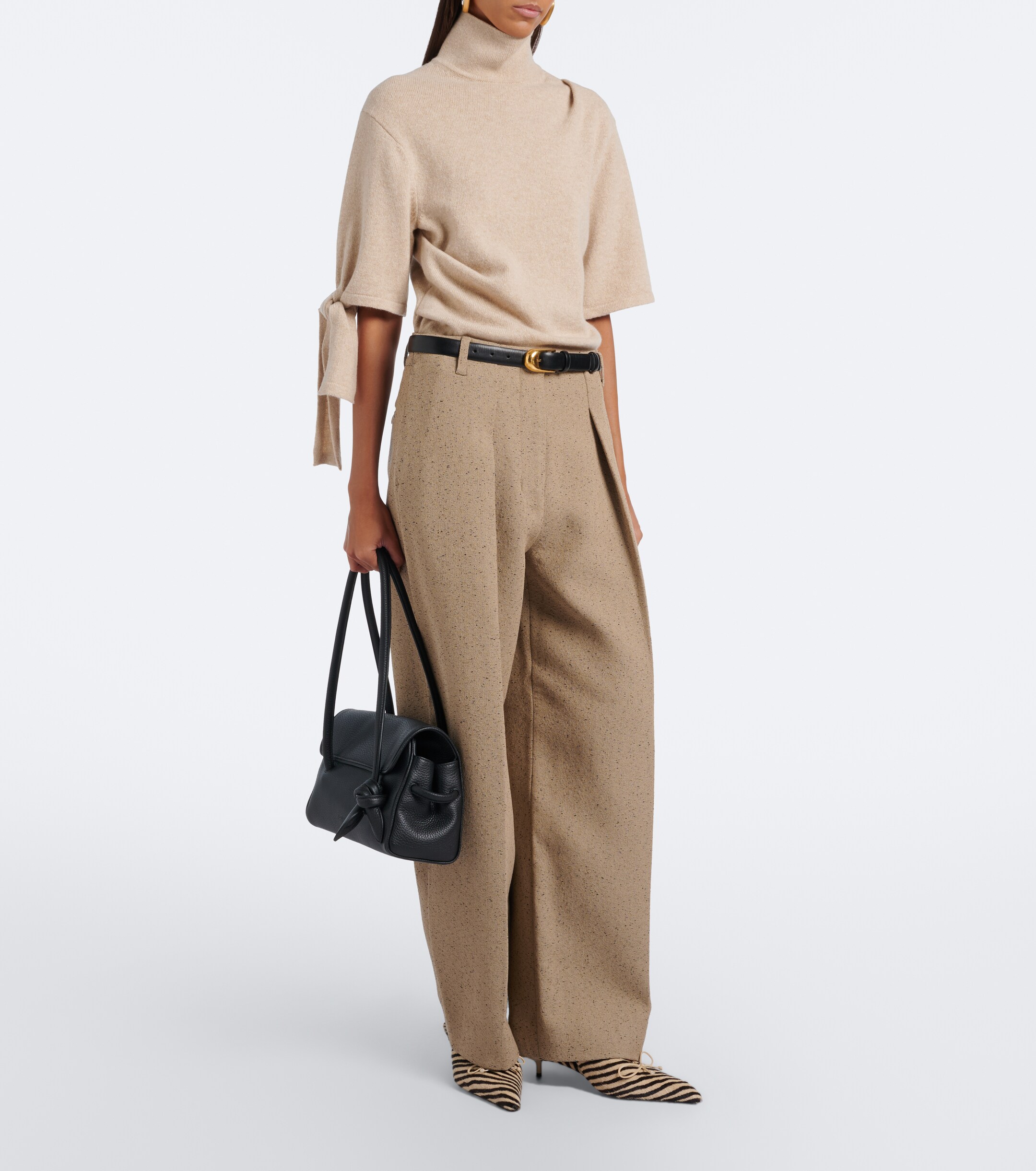 Jacquemus Jacquemus Fiocco wool and cashmere turtleneck sweater