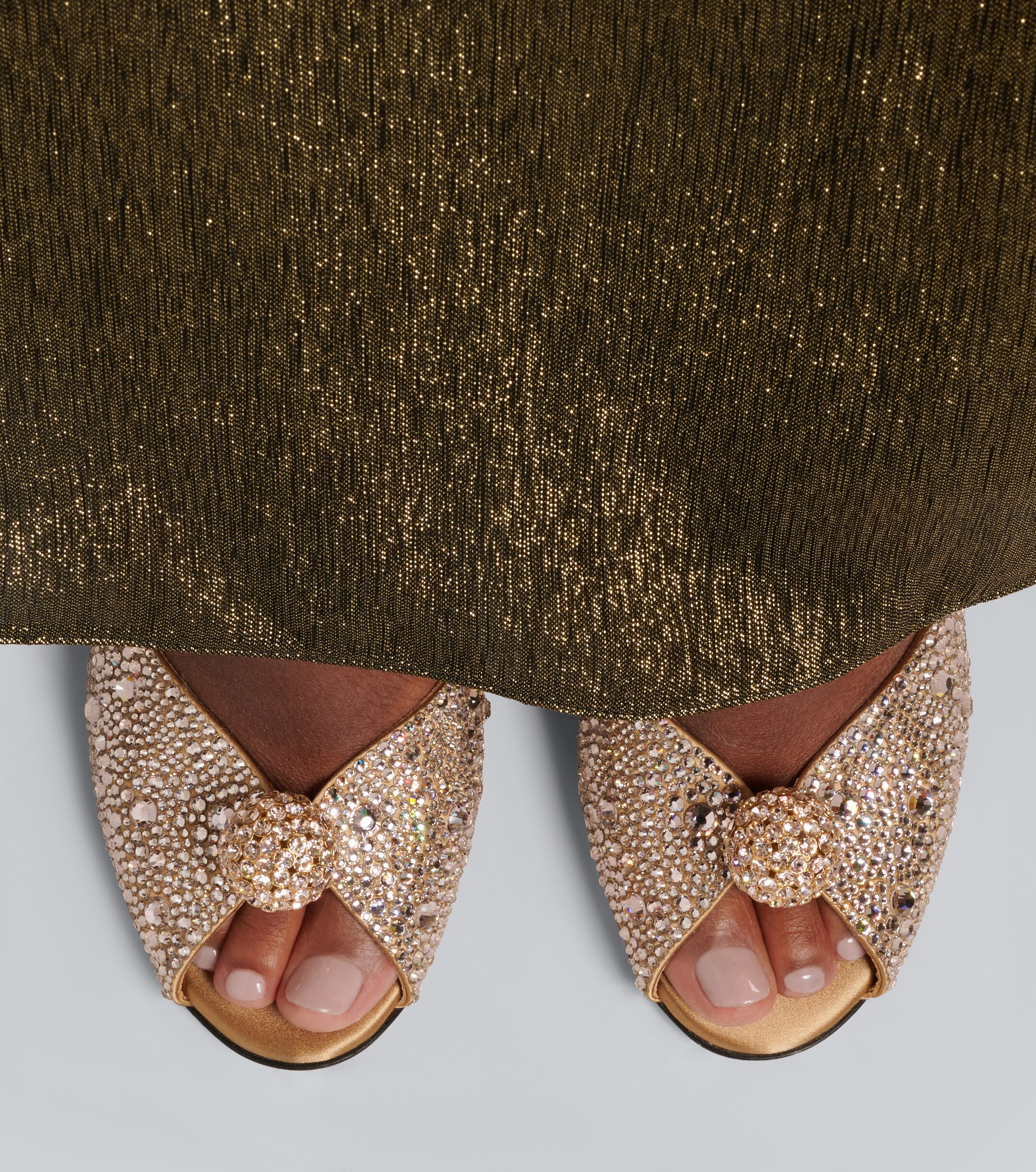 JIMMY CHOO Jimmy Choo Sacora crystal-embellished sandals