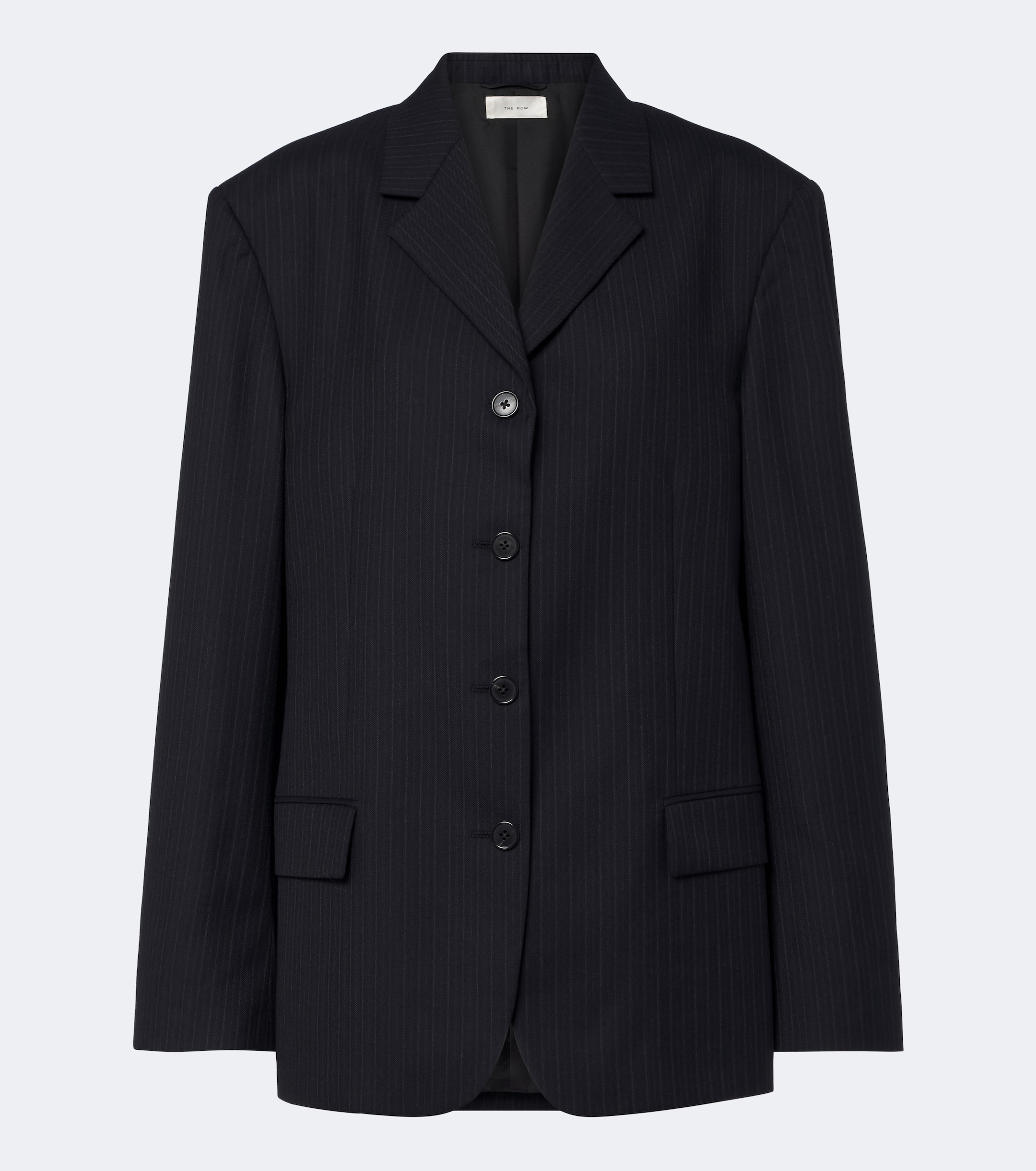 The Row The Row Gelda chalk stripe wool blazer