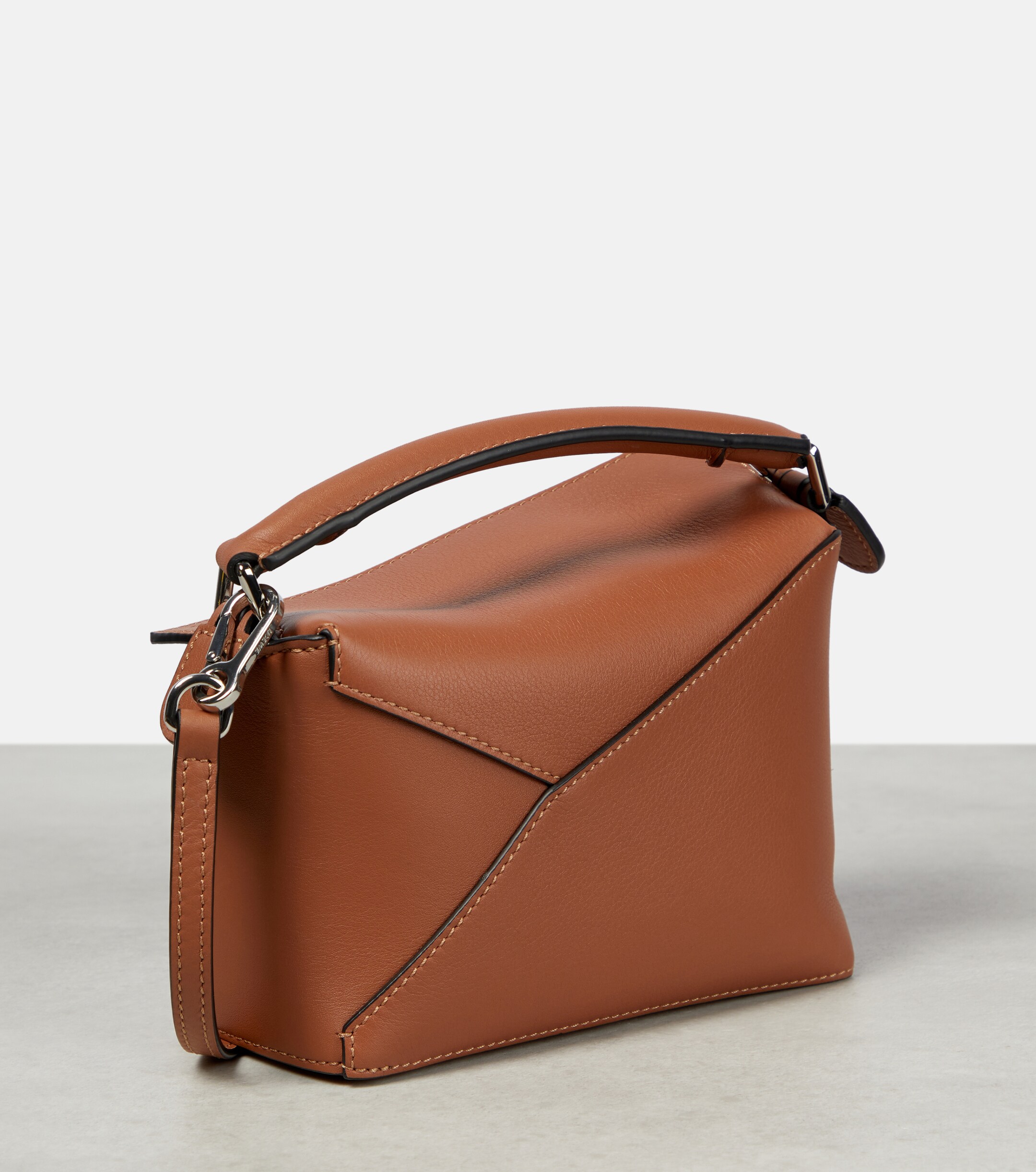 Loewe Puzzle Edge Mini leather top-handle bag