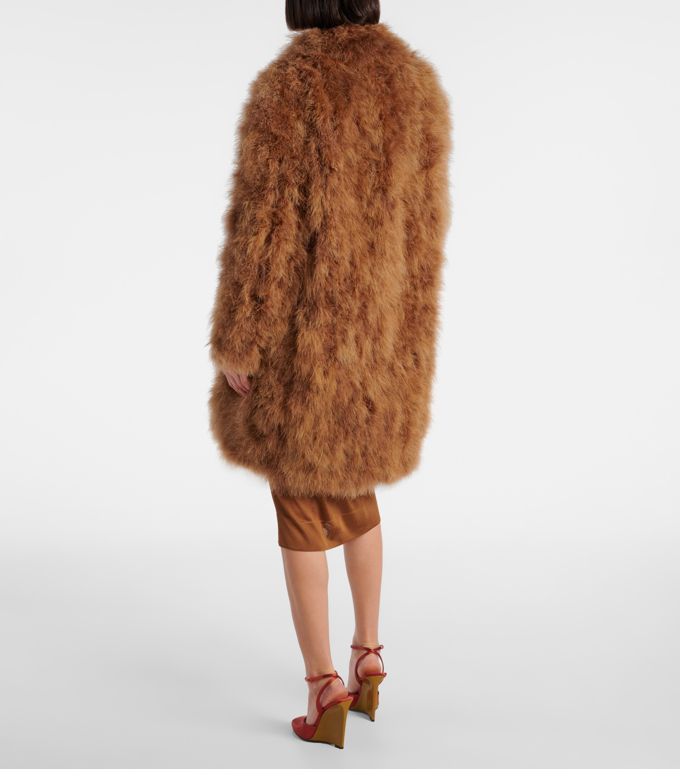 Yves Salomon Feather coat