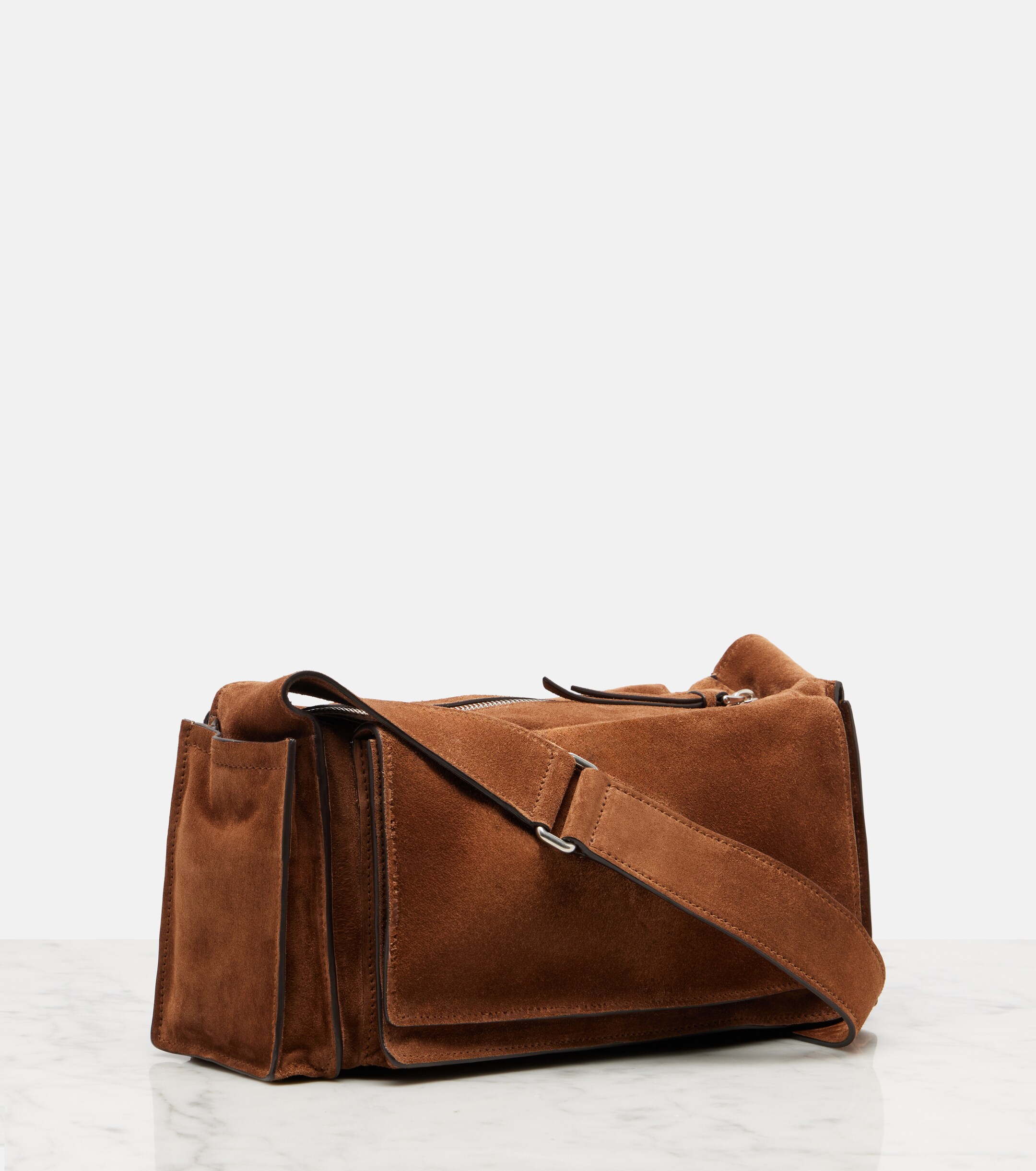 Miu Miu Utilitaire suede shoulder bag