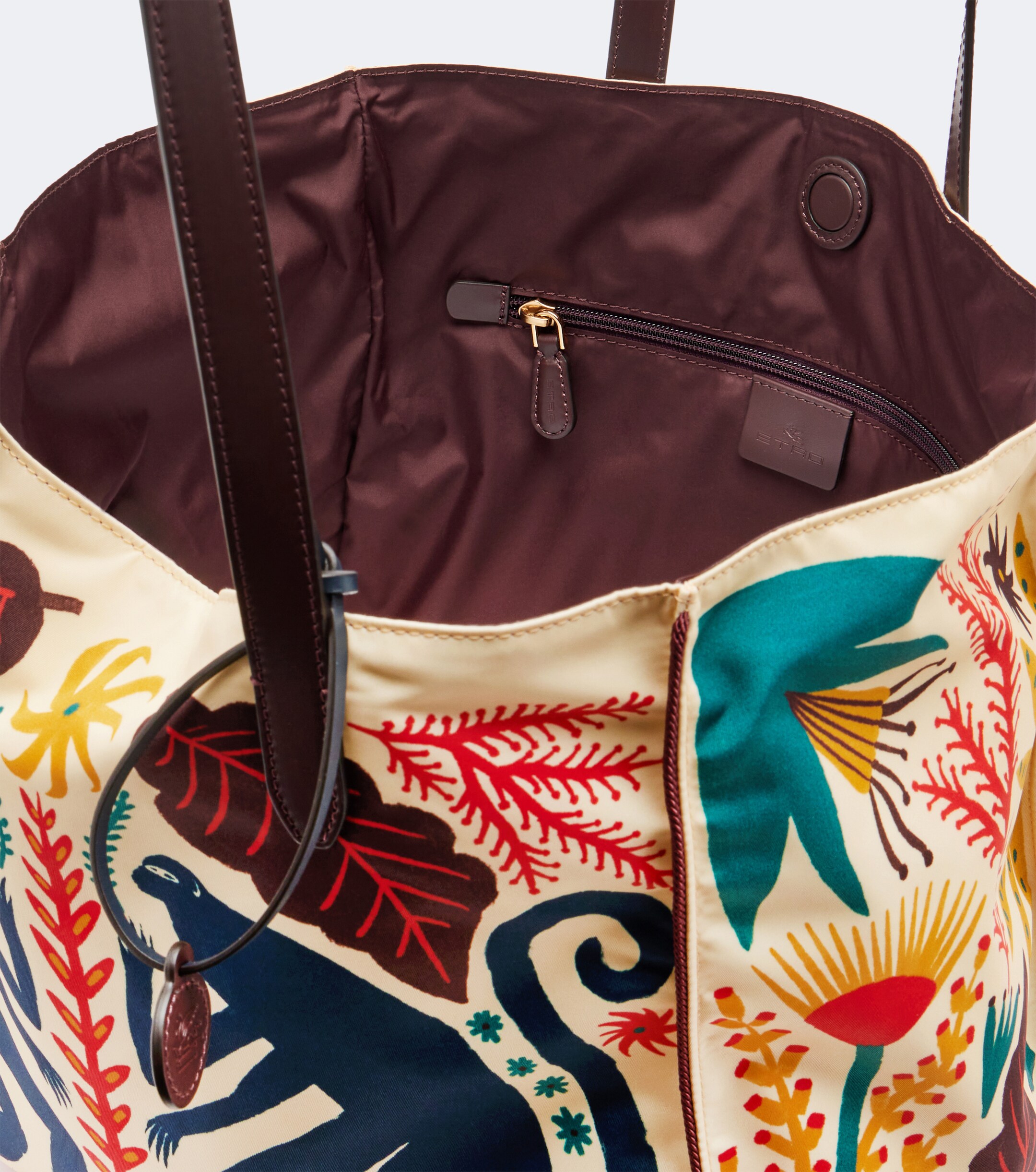 Etro Tabby Large printed tote bag