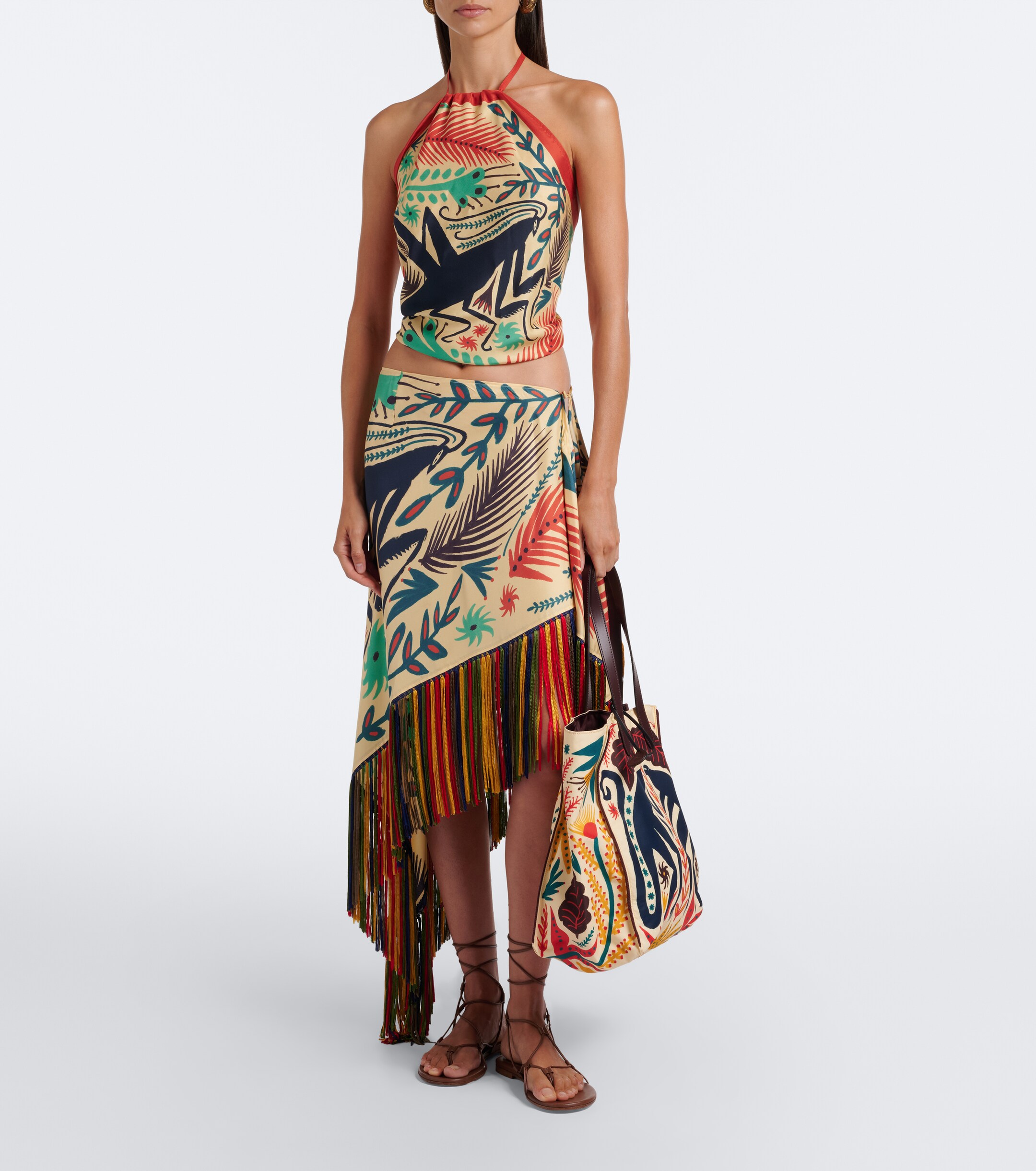 Etro Tabby Large printed tote bag