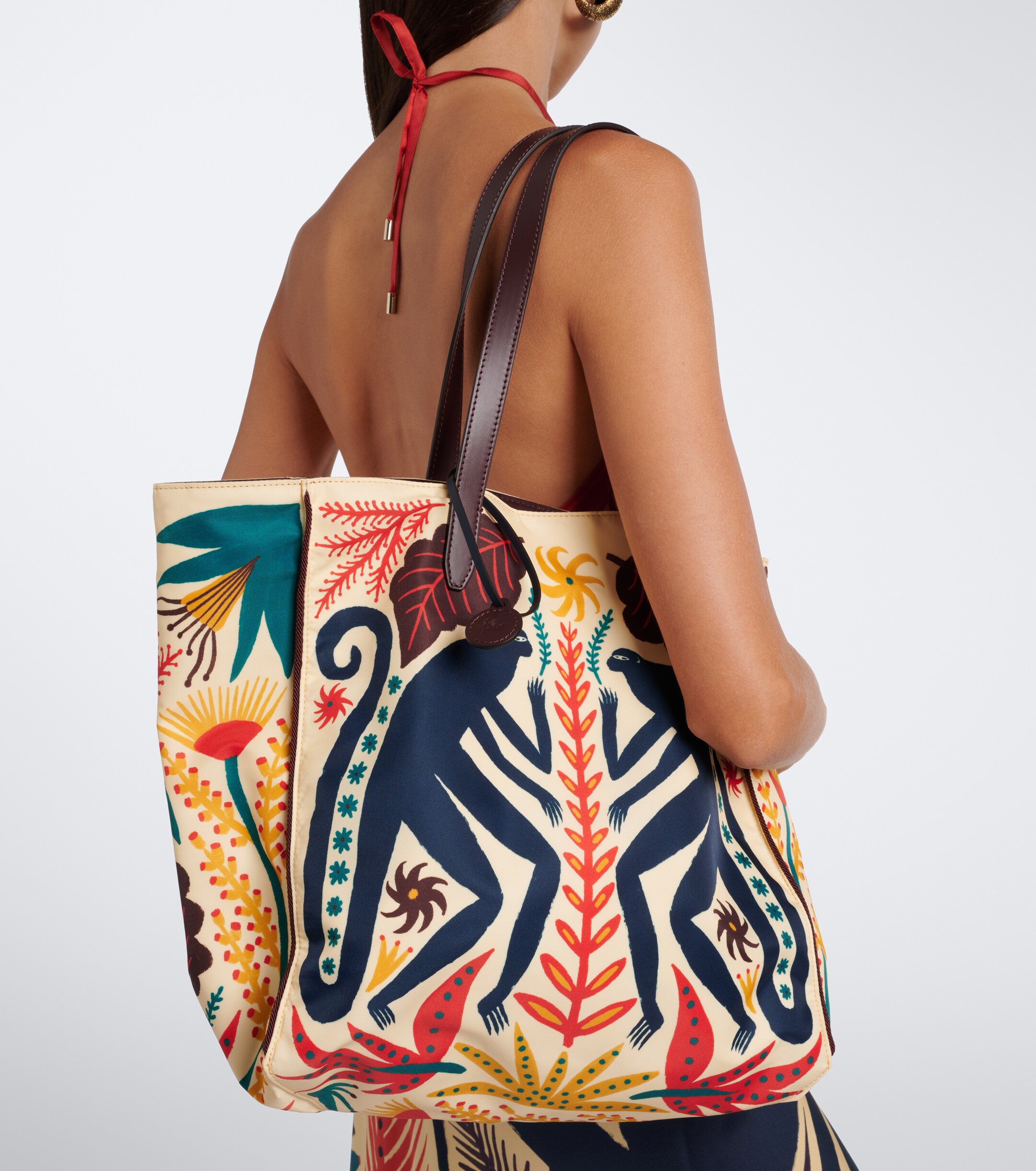 Etro Tabby Large printed tote bag