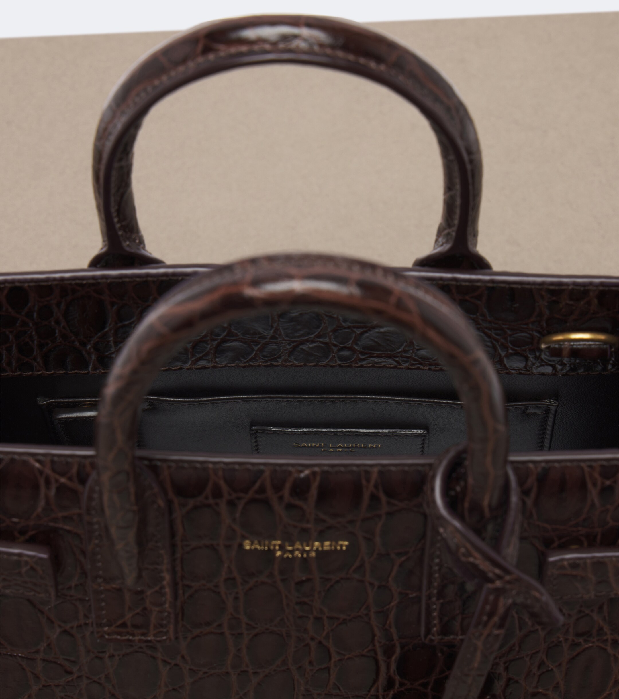 Saint Laurent Saint Laurent Sac De Jour Nano leather top-handle bag