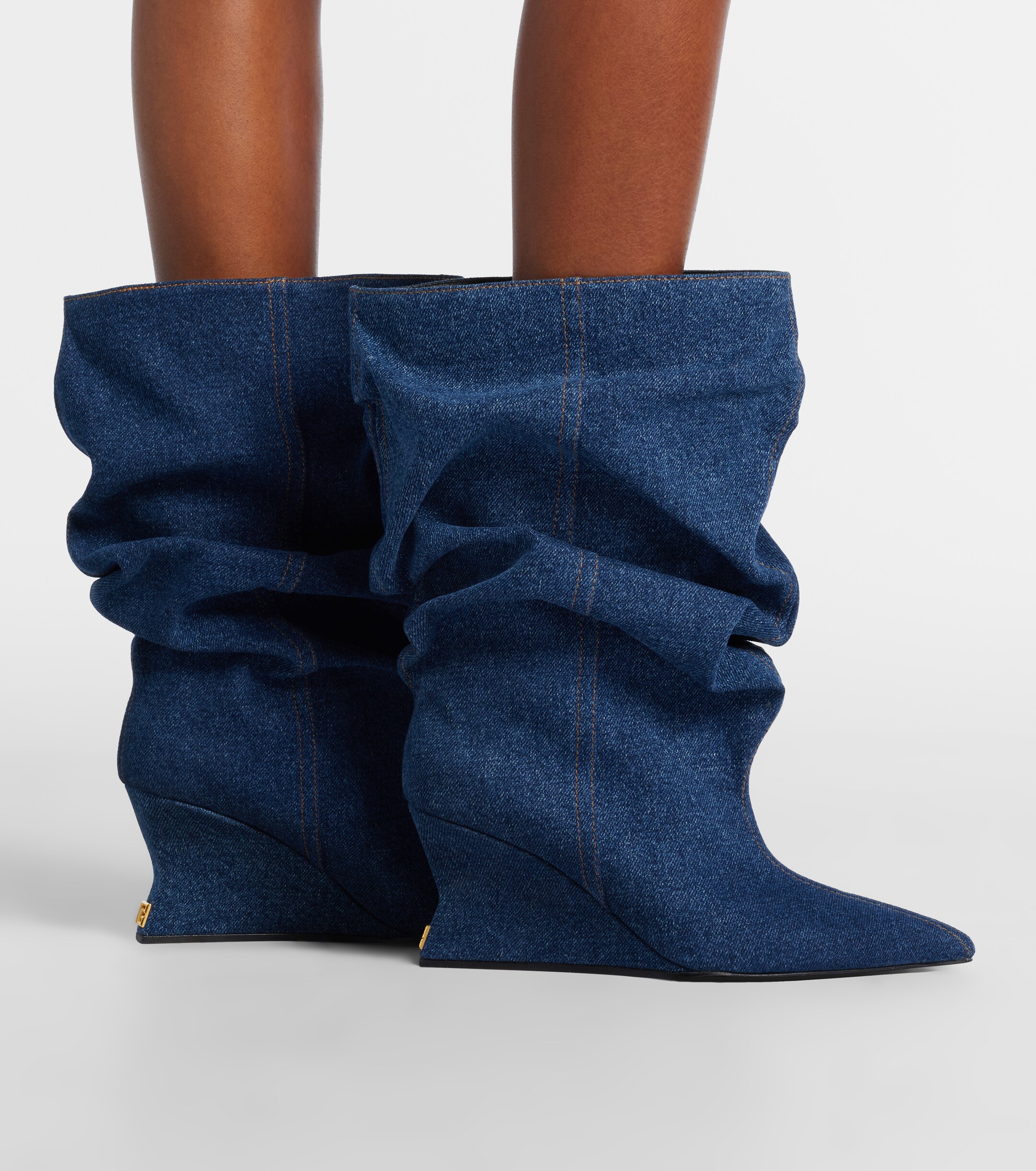 Balmain Balmain Denim ankle boots