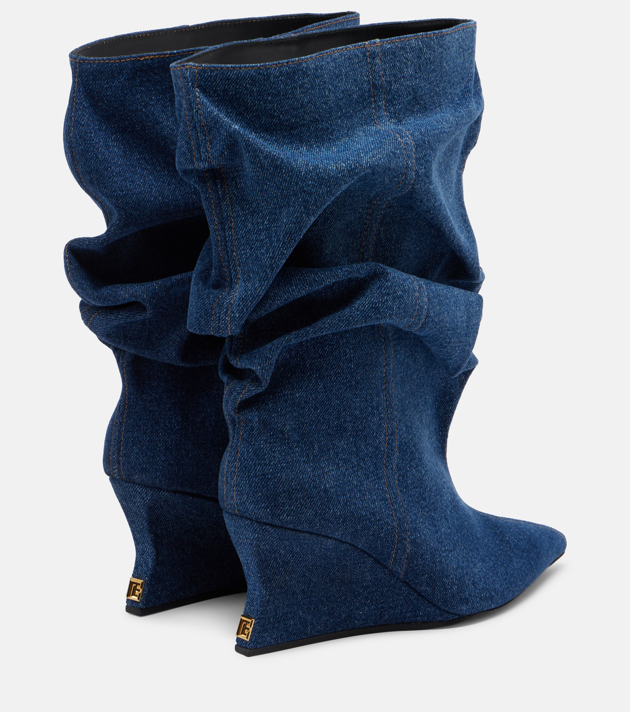 Balmain Balmain Denim ankle boots