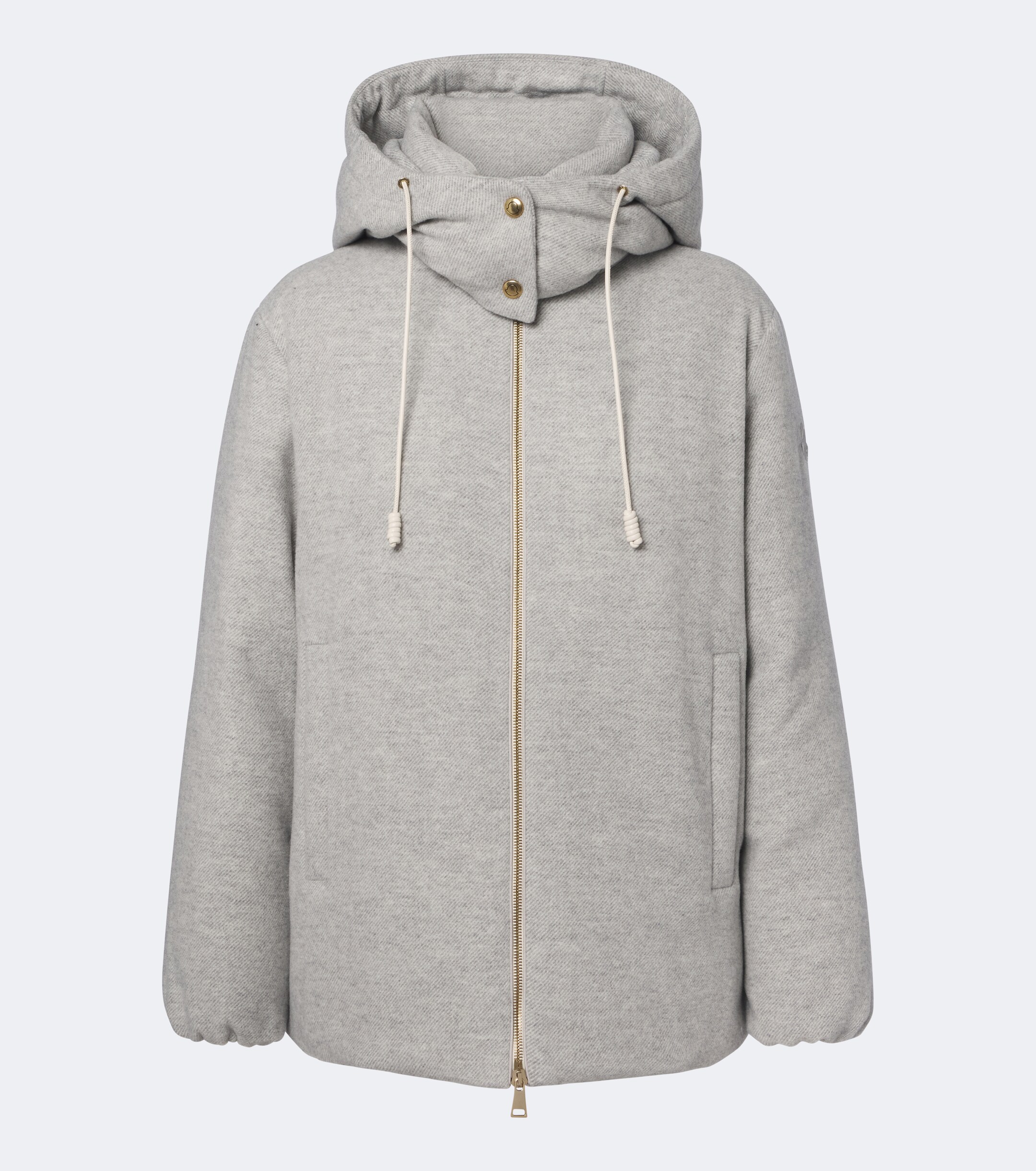 Moncler Moncler Vivante wool and cashmere down jacket