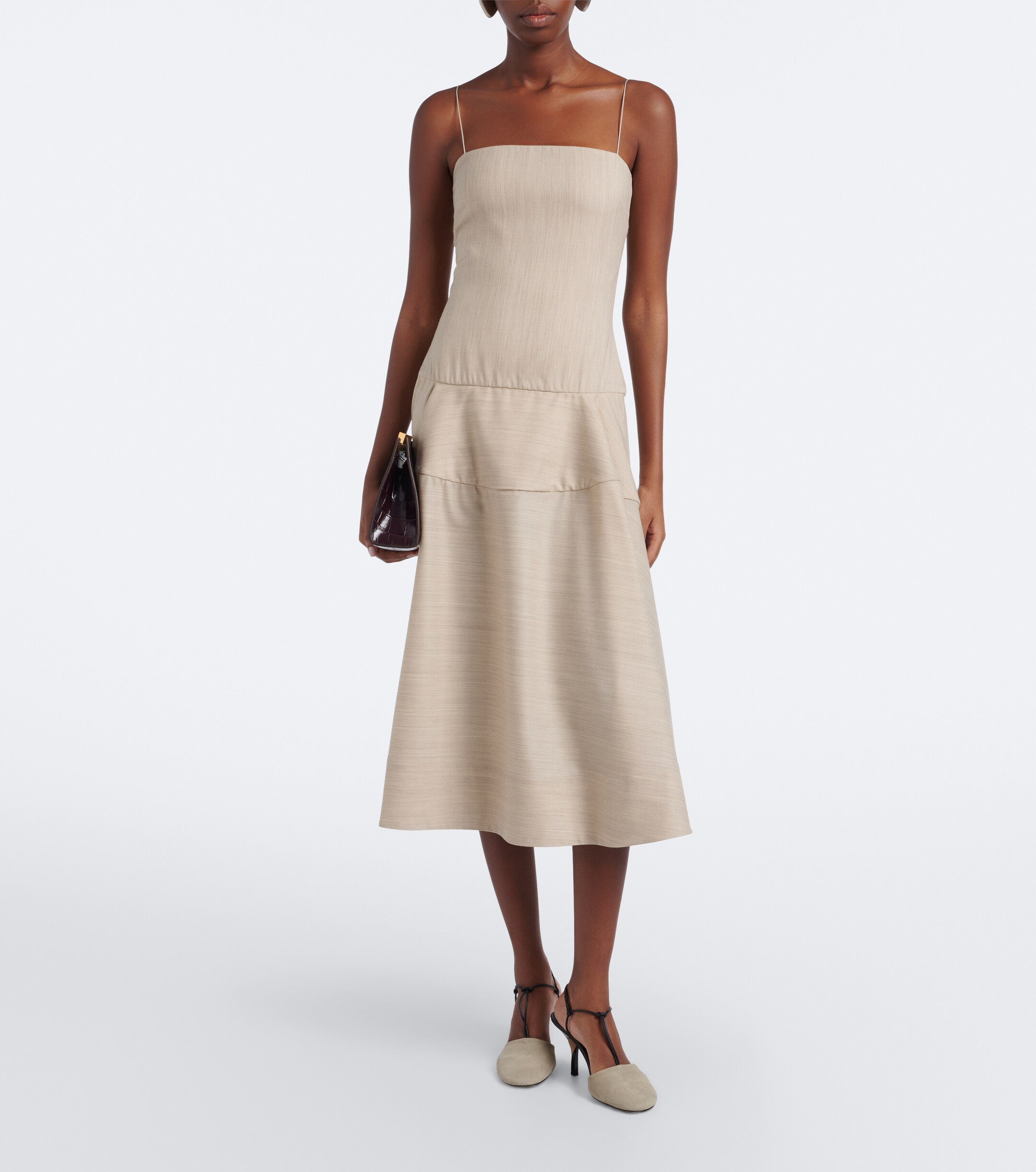 Jacquemus Jacquemus Paradiso wool-blend midi dress